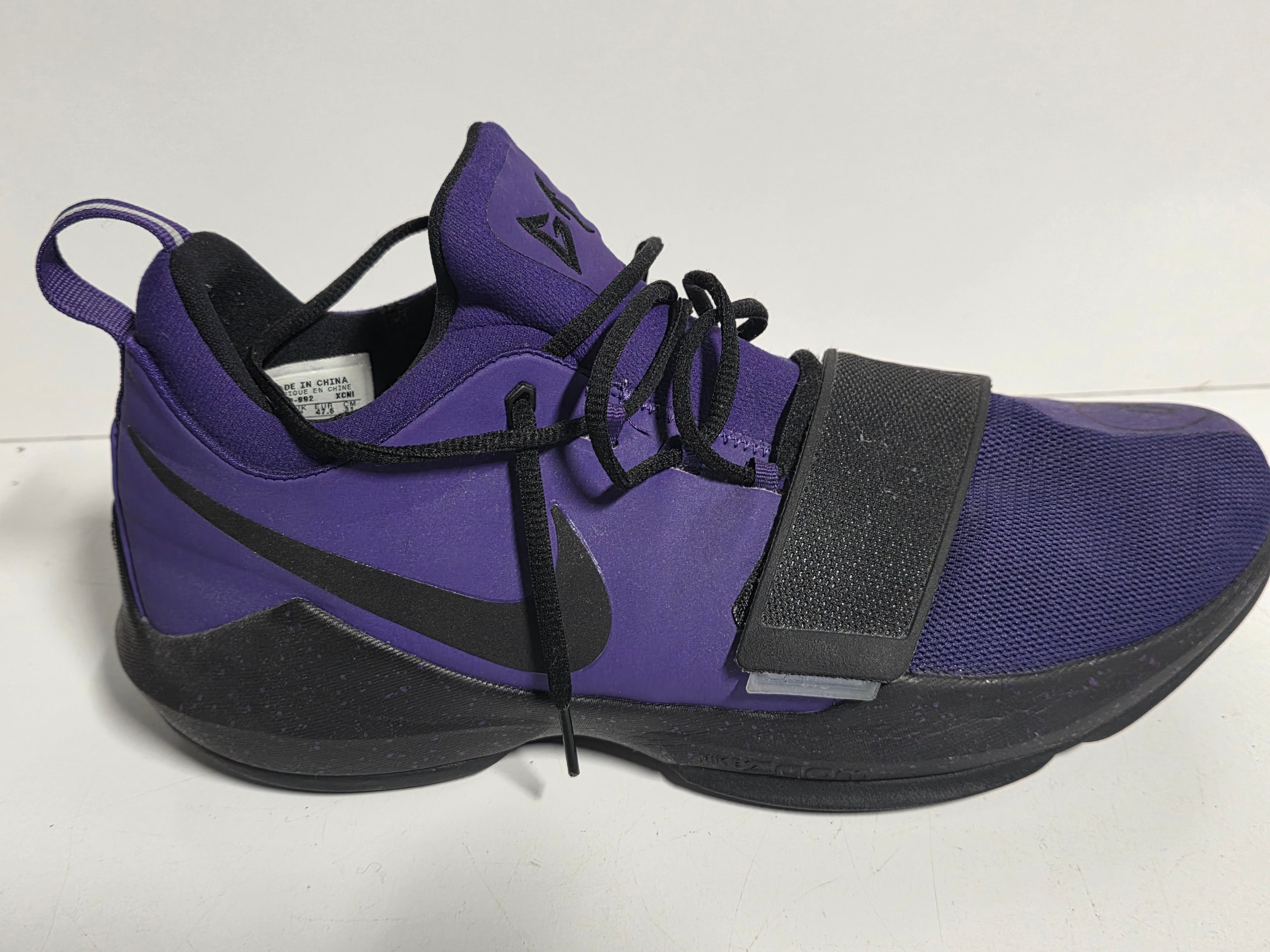 Nike Ben McLemore Signed Autograph Purple Basketball Shoe Performance Sneaker