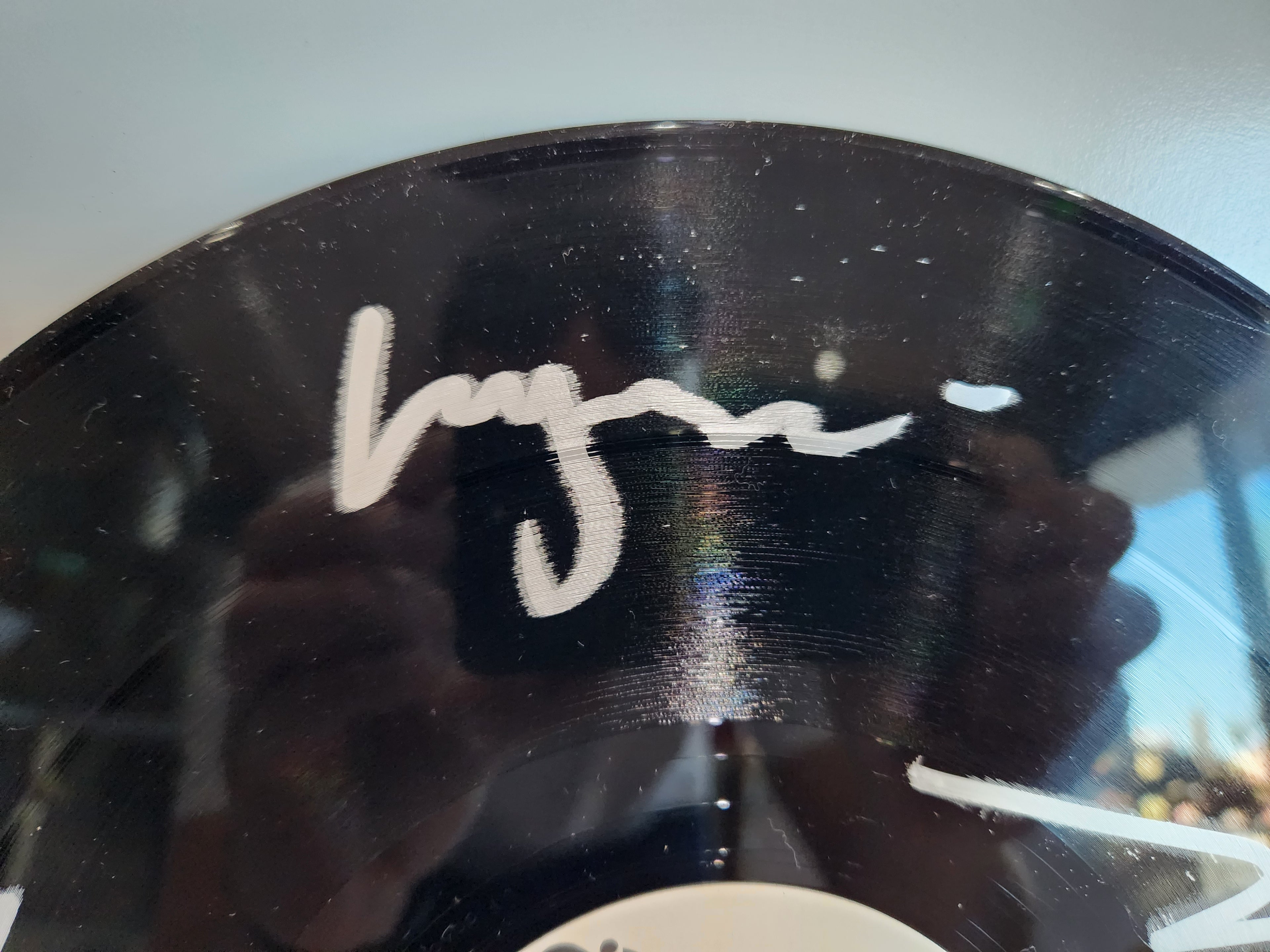 Bone Thugs-N-Harmony Look Into My Eyes Vinyl Record Signed Autograph Group LP