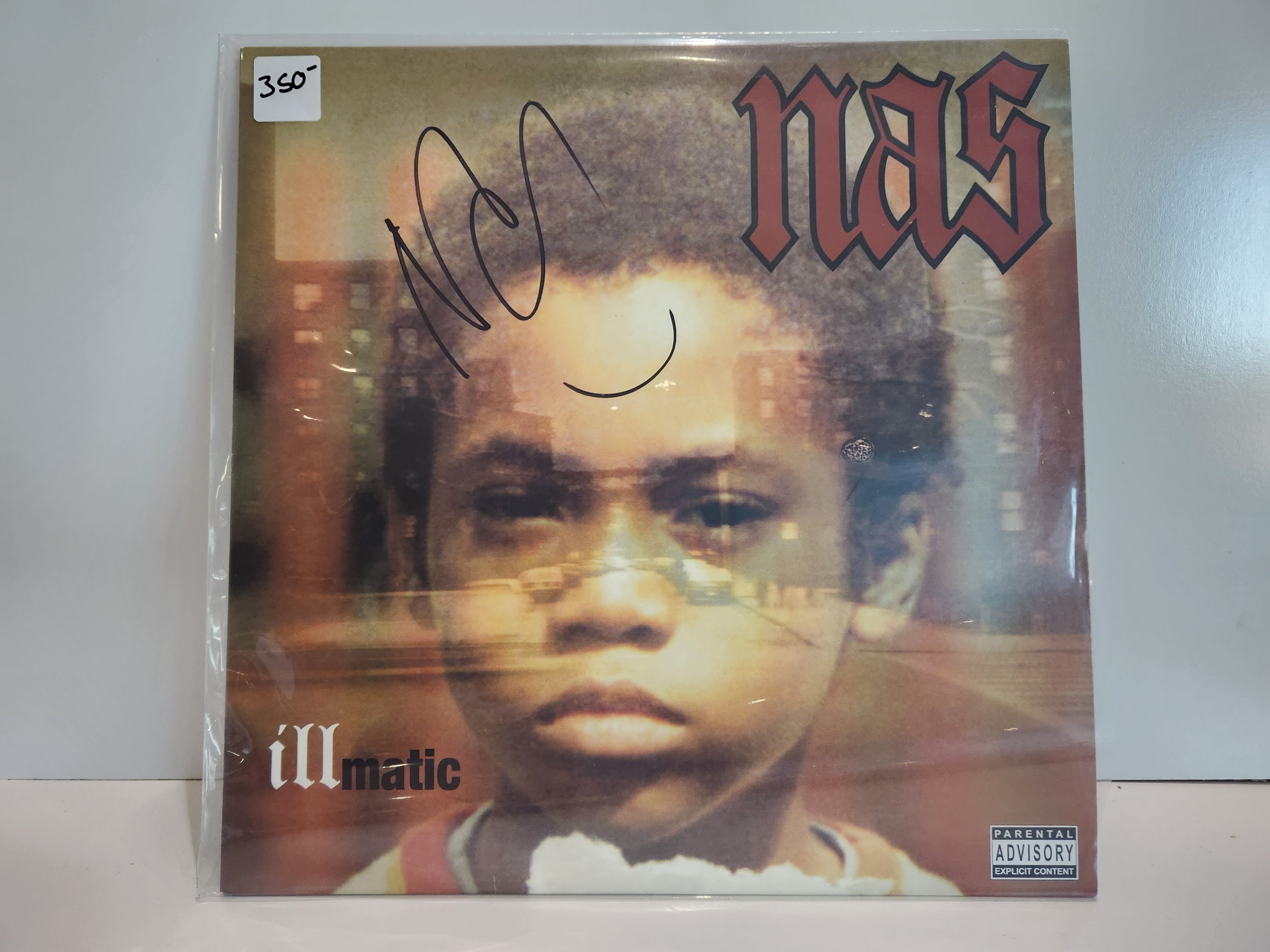 Nas Illmatic Vinyl LP Record Album Signed Autograph BAS Beckett Certified