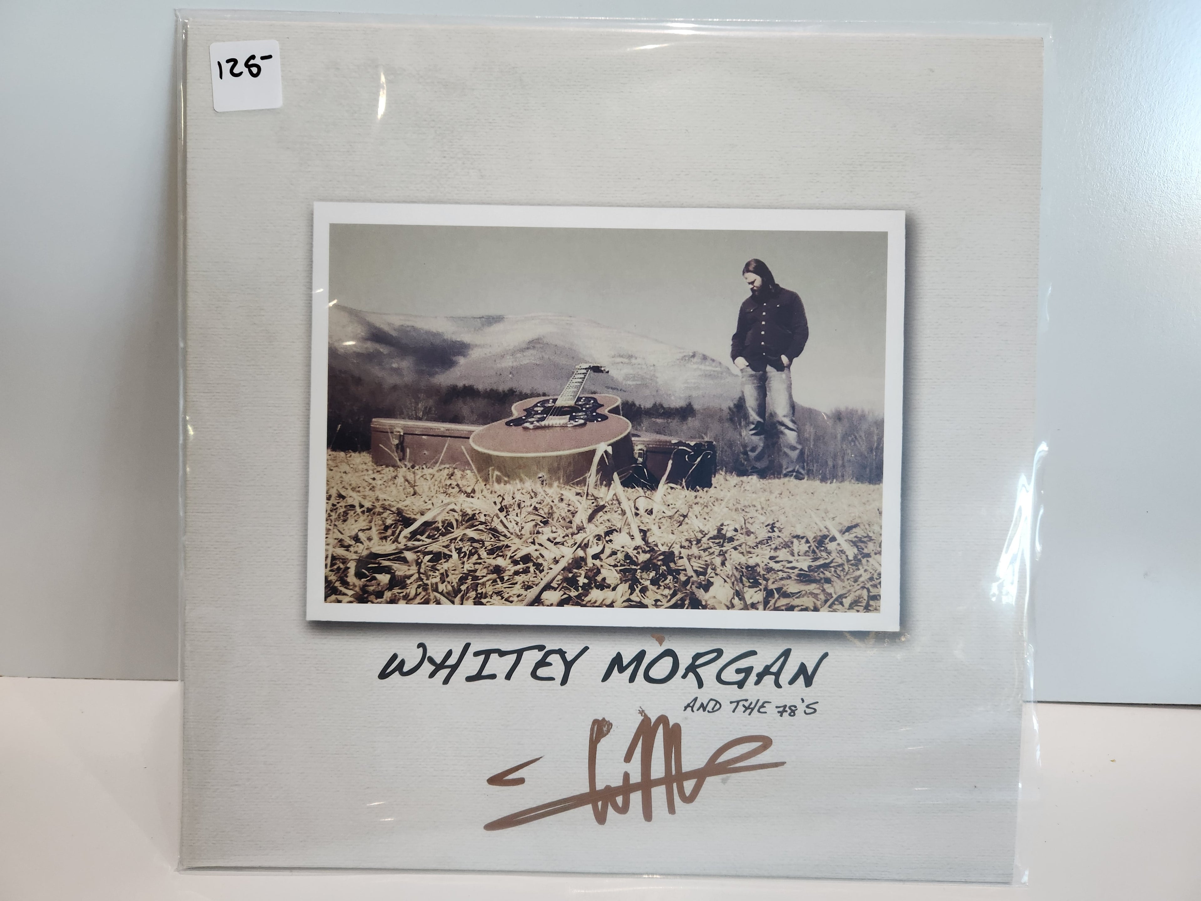 Signed Autograph Whitey Morgan And The 78s Vinyl Record LP Country Music