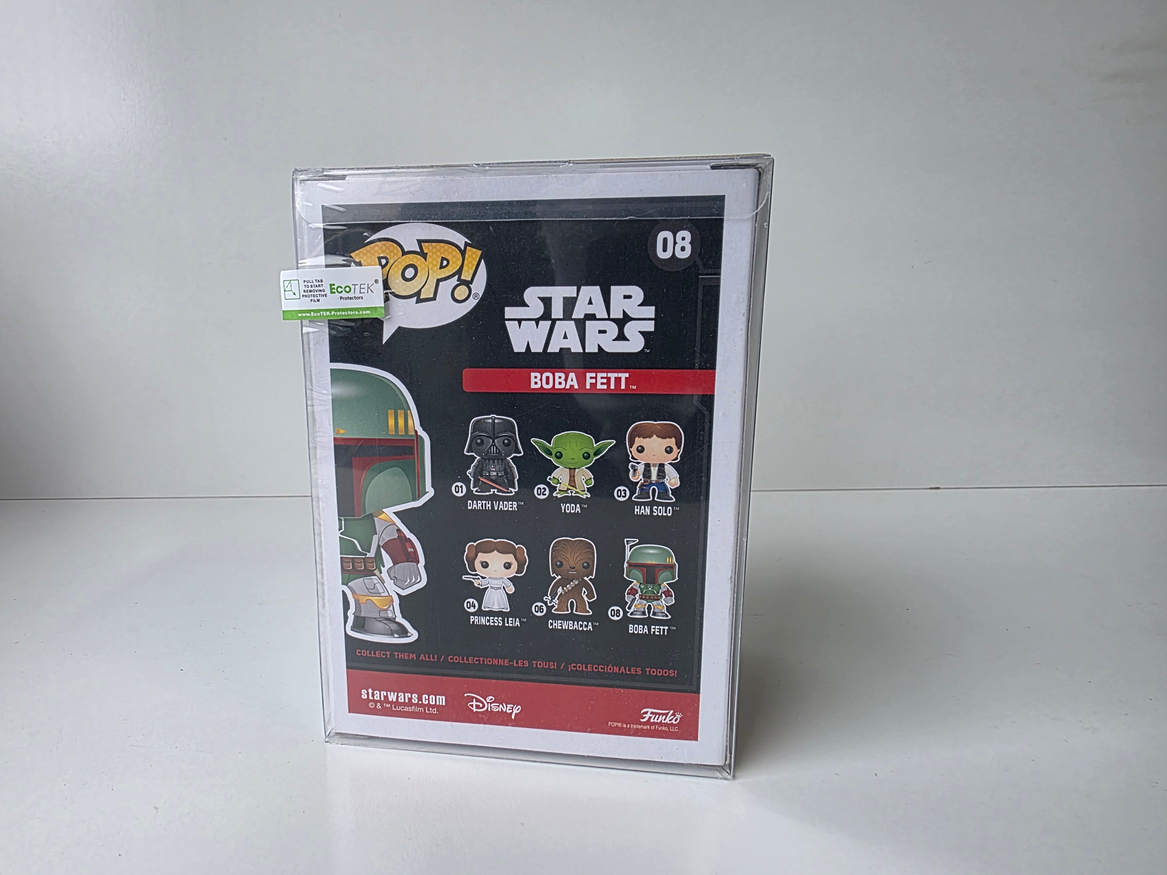 Funko Pop Star Wars Boba Fett Autographed Vinyl Figure Certified Collectible Display