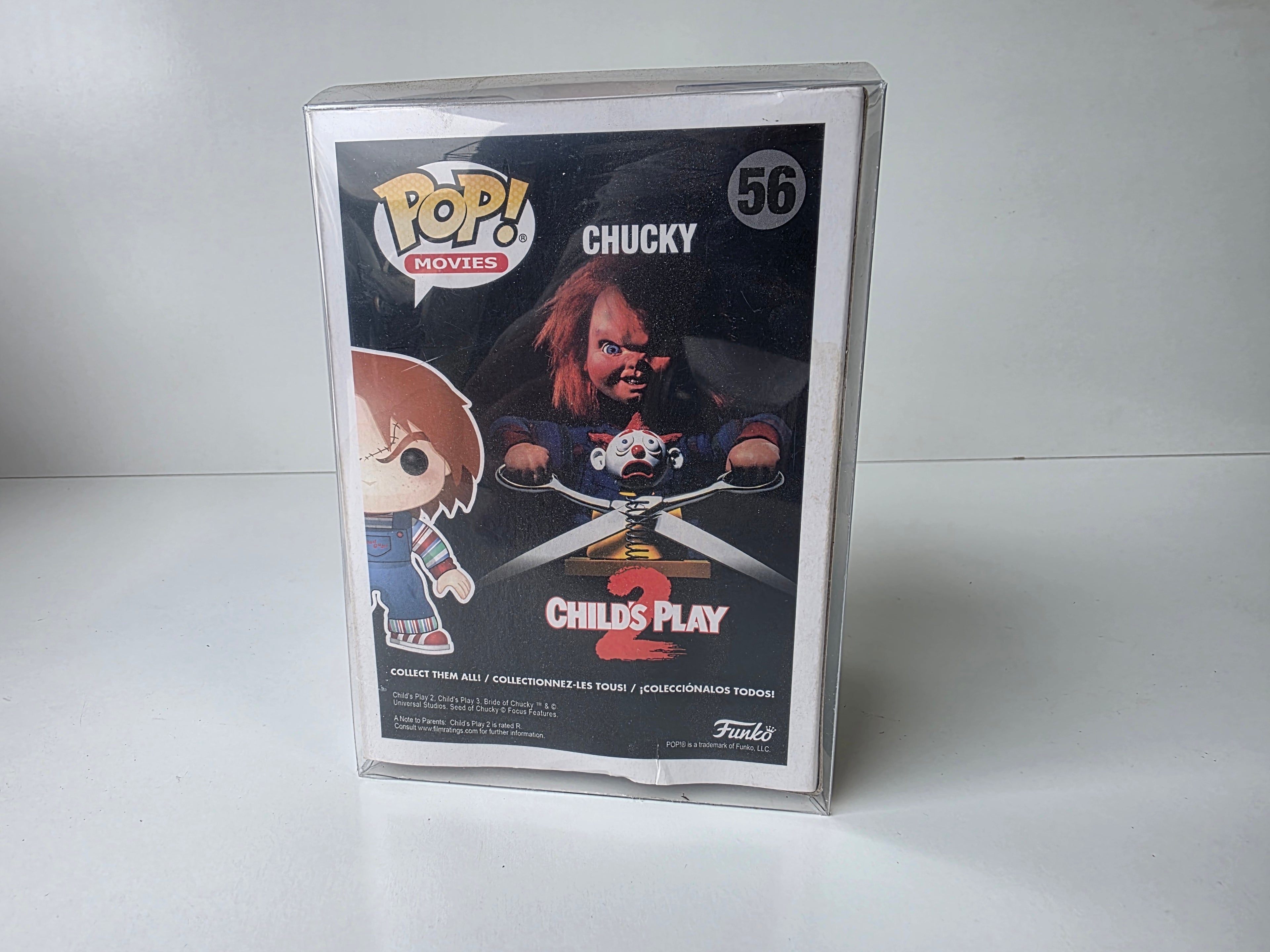 Funko Pop Child’s Play 2 Chucky Autographed Vinyl Figure Beckett Witnessed Collectible
