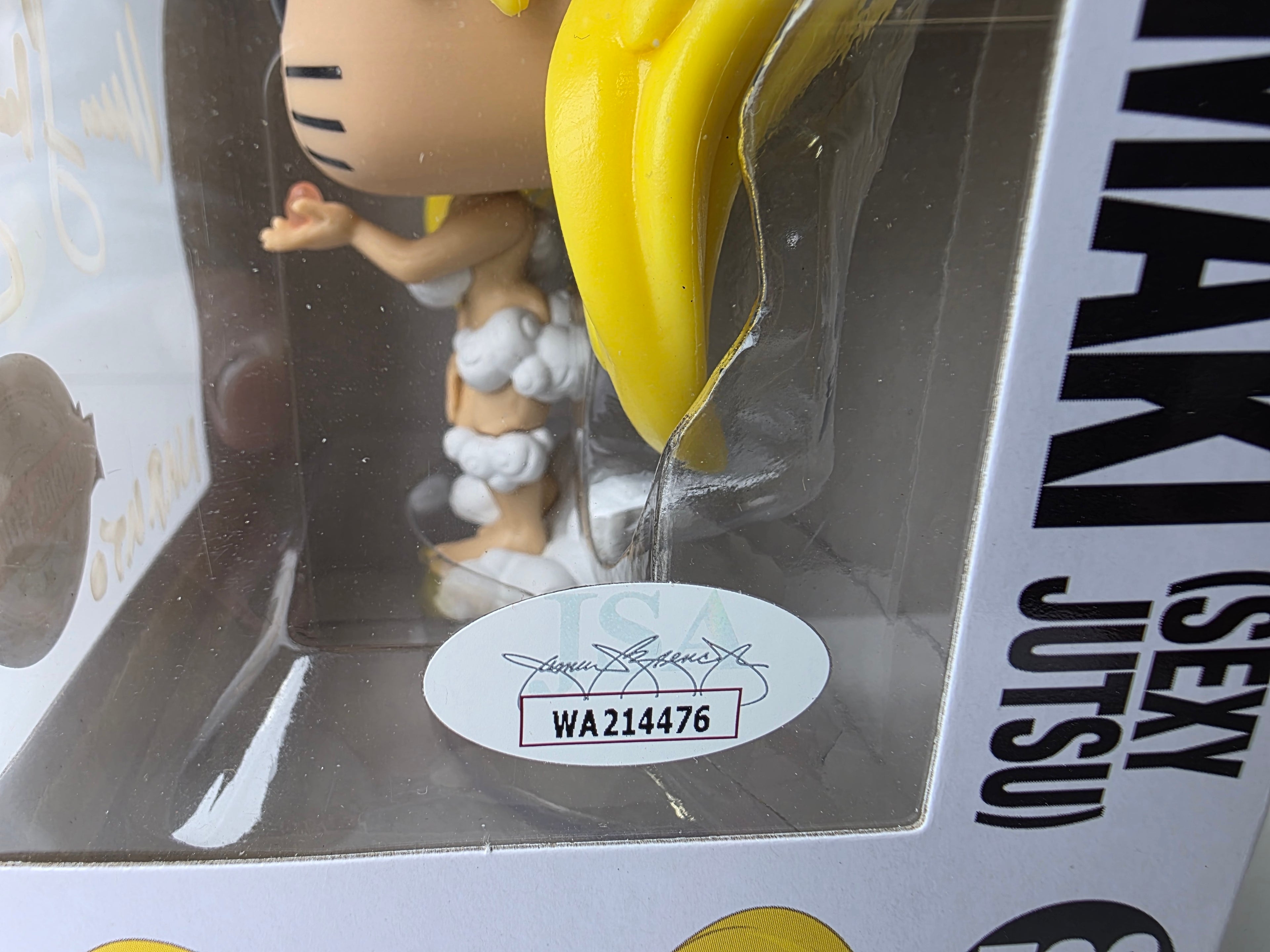 Funko Pop Naruto Shippuden Naruto Uzumaki Sexy Jutsu Autographed ISA Certified Collectible