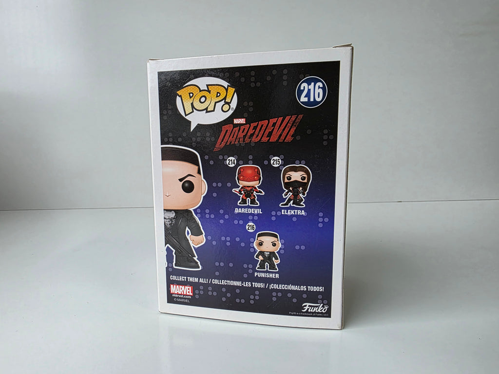 Funko Pop Marvel Daredevil Punisher Vinyl Bobblehead Collectible Figure No. 216