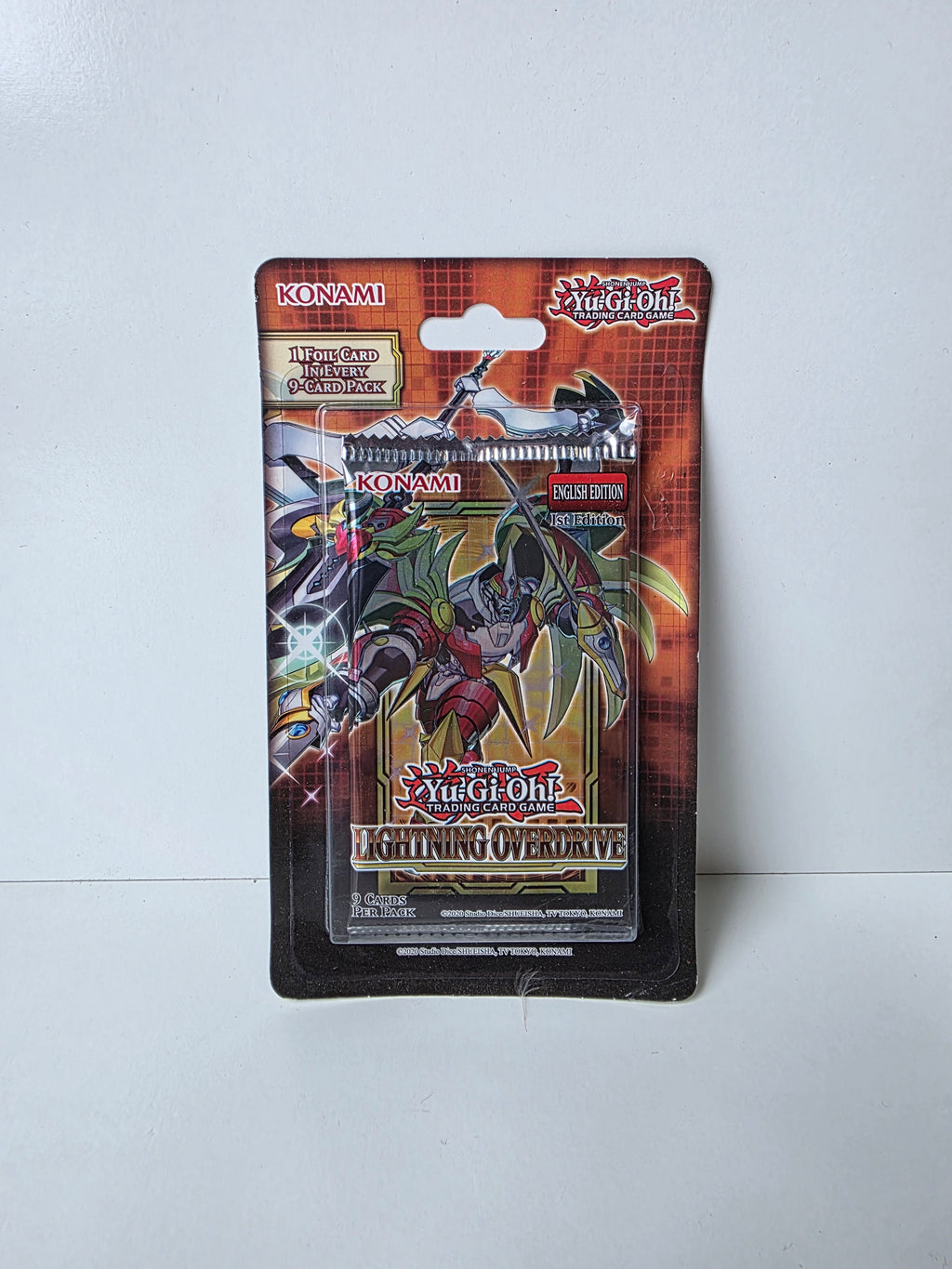 Yu-Gi-Oh Lightning Overdrive 1st Edition Booster Pack Sealed English Trading Cards