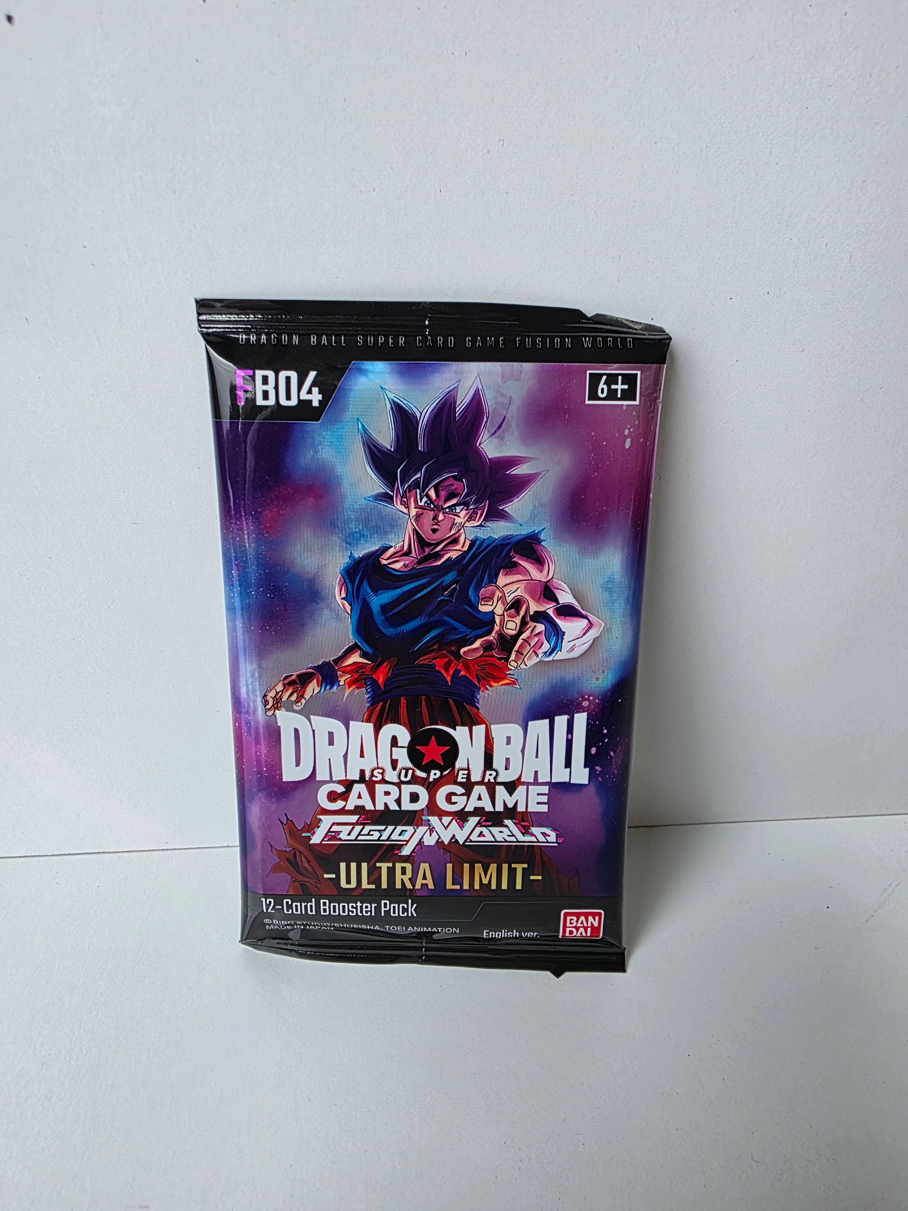 Dragon Ball Super Card Game Fusion World Ultra Limit FB04 Booster Pack Sealed 12 Cards