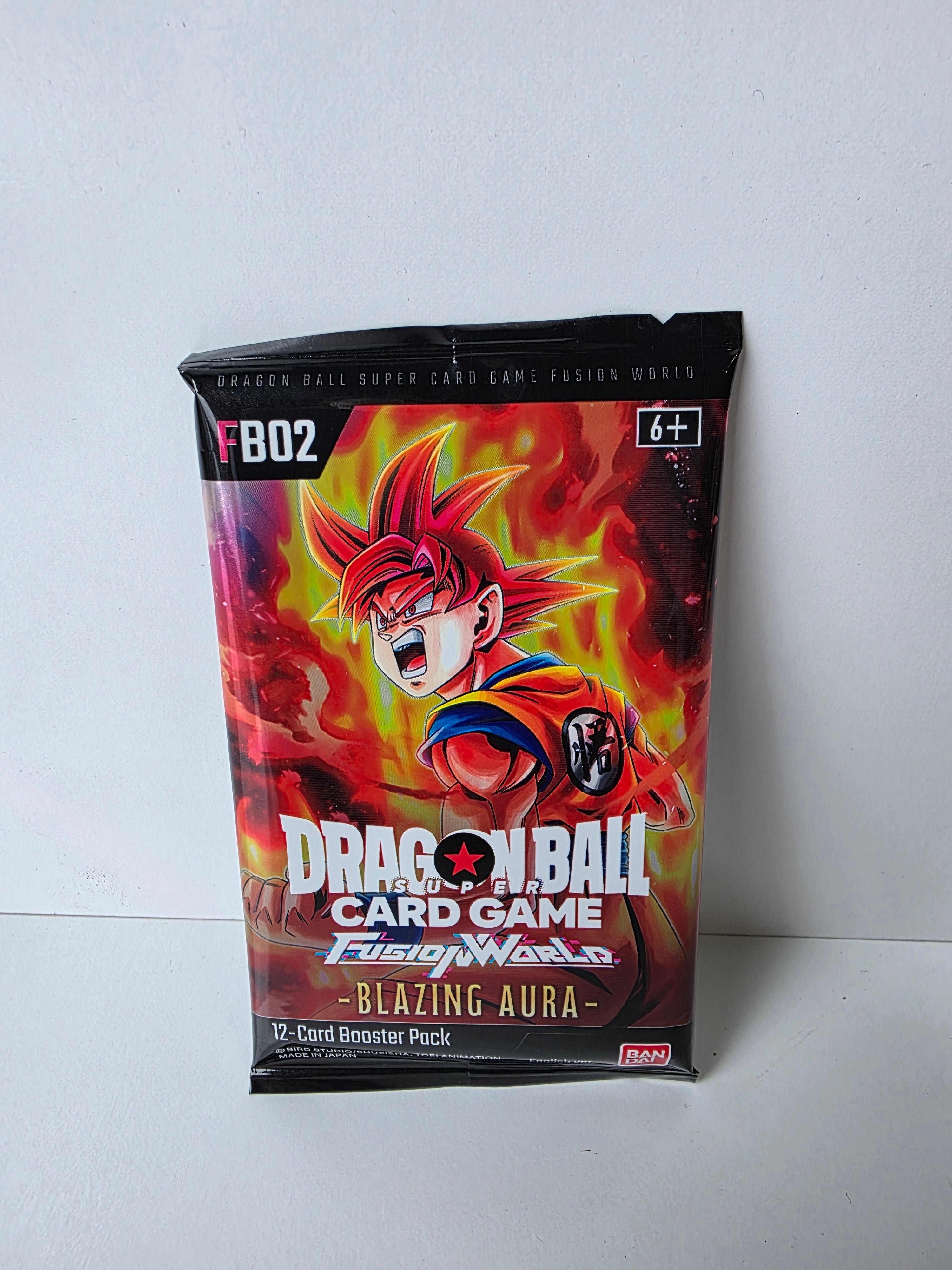 Dragon Ball Super Card Game Fusion World Blazing Aura FB02 Booster Pack Sealed 12 Cards