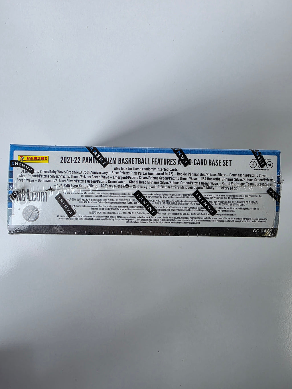 Panini Prizm 2021-22 Basketball Trading Cards Factory Sealed Retail Box 24 Packs