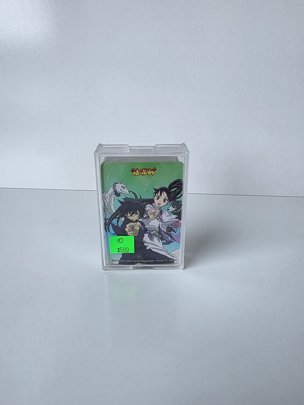 Kekkaishi Anime 2007 Official Playing Cards Complete Deck in Clear Collector Case