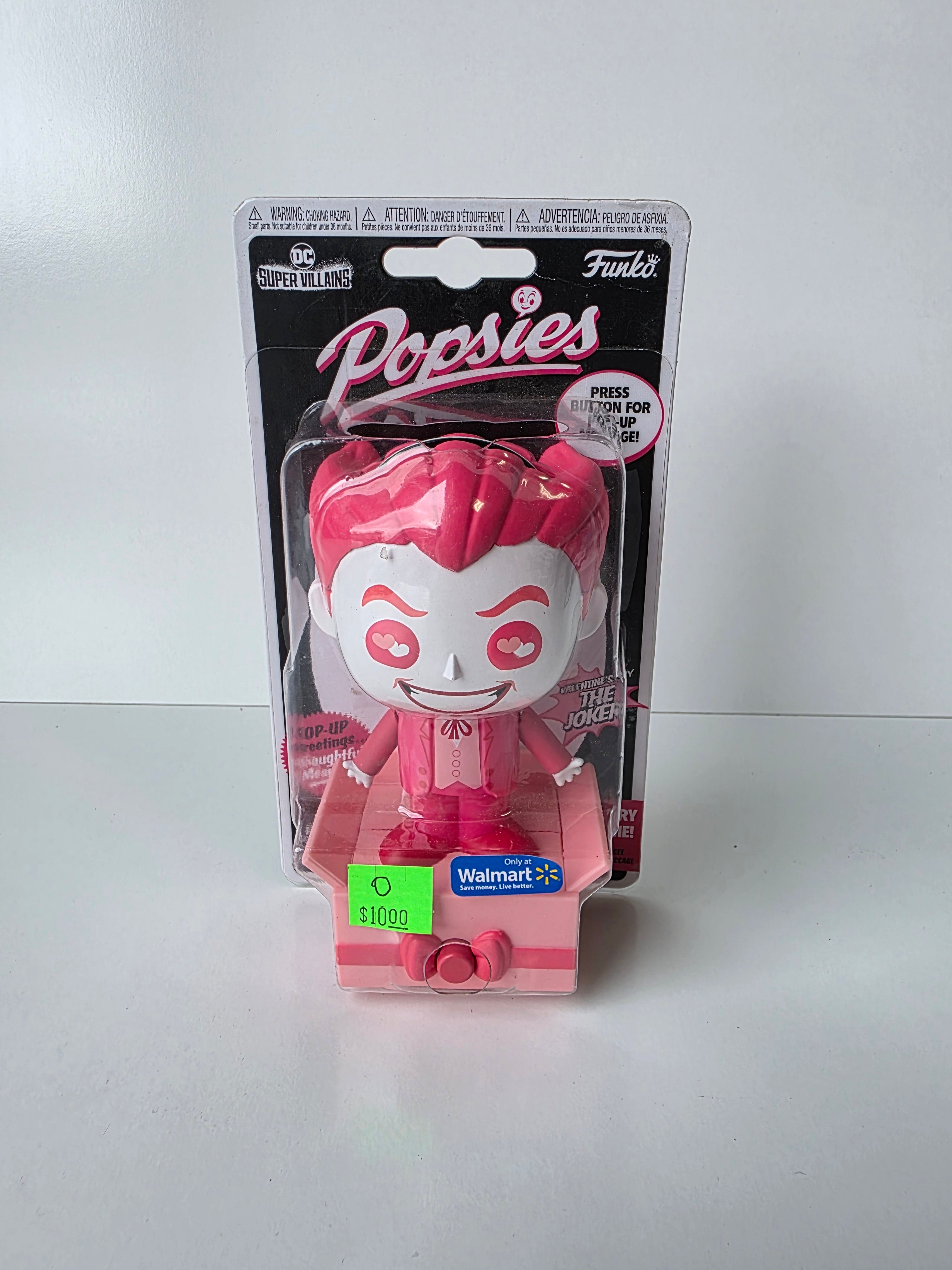 Funko Popsies DC Super Villains The Joker Valentine’s Edition Walmart Exclusive