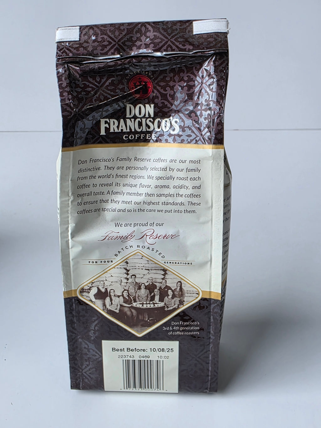 Don Francisco’s Hazelnut Cream Ground Coffee 12oz Family Reserve Medium Roast