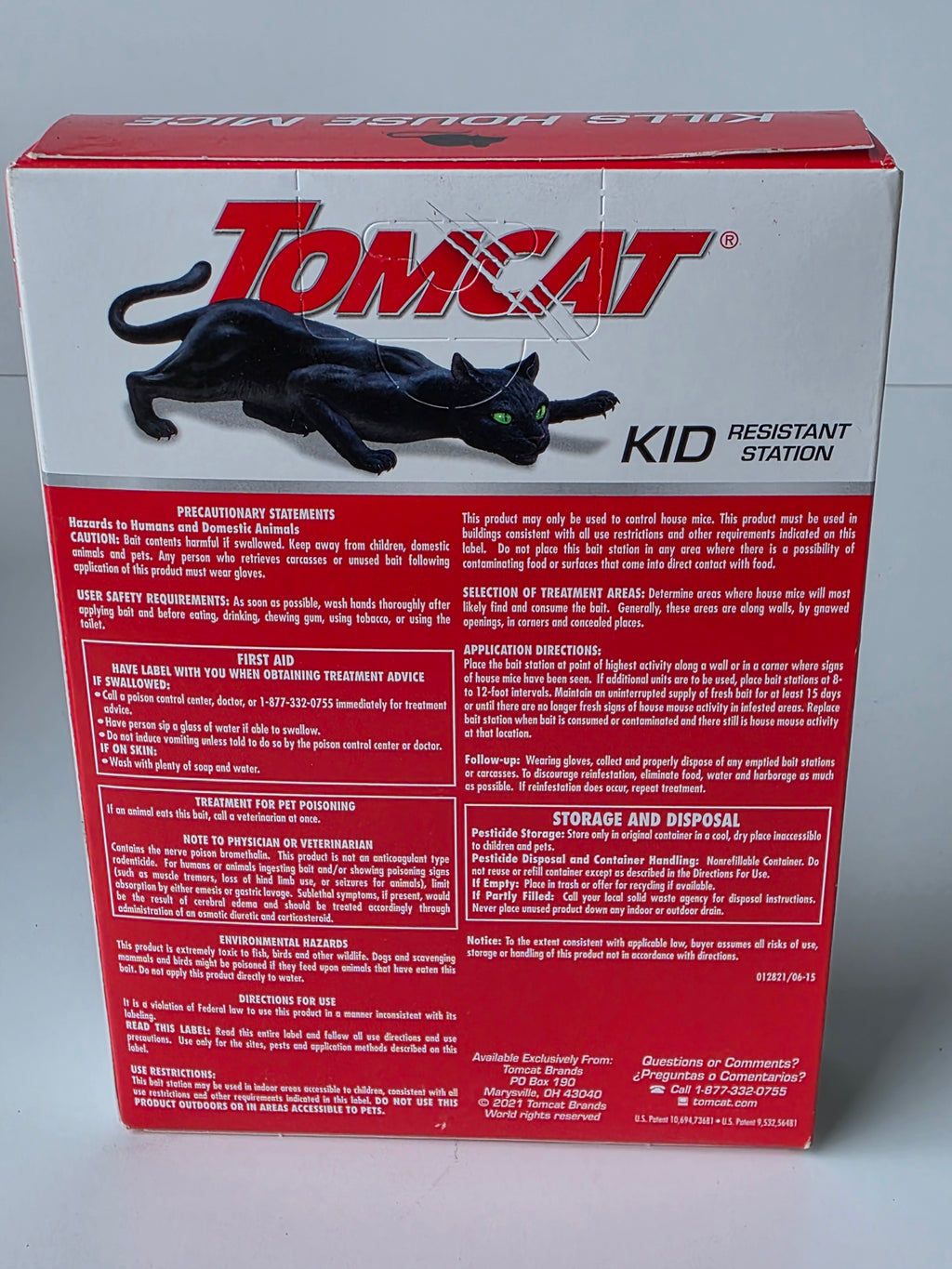 Tomcat Mouse Killer Child Resistant Disposable Bait Station Indoor Rodent Control