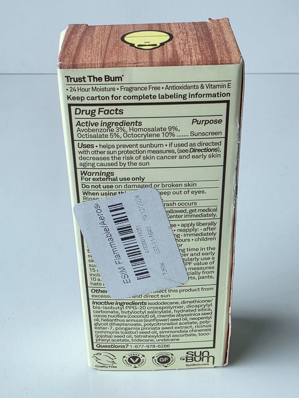 Sun Bum Daily Gel Sunscreen Moisturizer SPF 50 Broad Spectrum 1.7oz Bottle