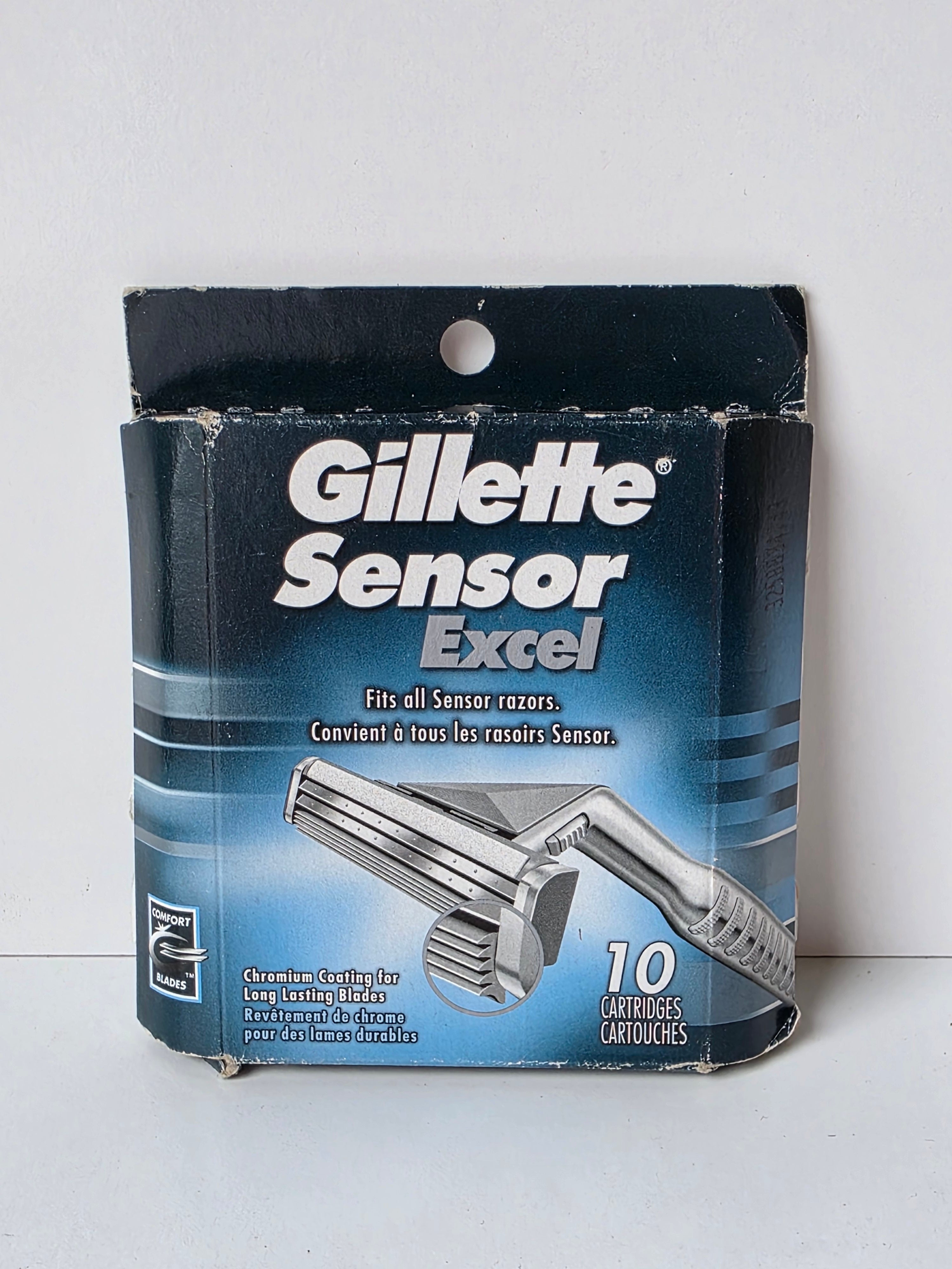 Gillette Sensor Excel Razor Blade Cartridges 10 Pack Fits All Sensor Razors
