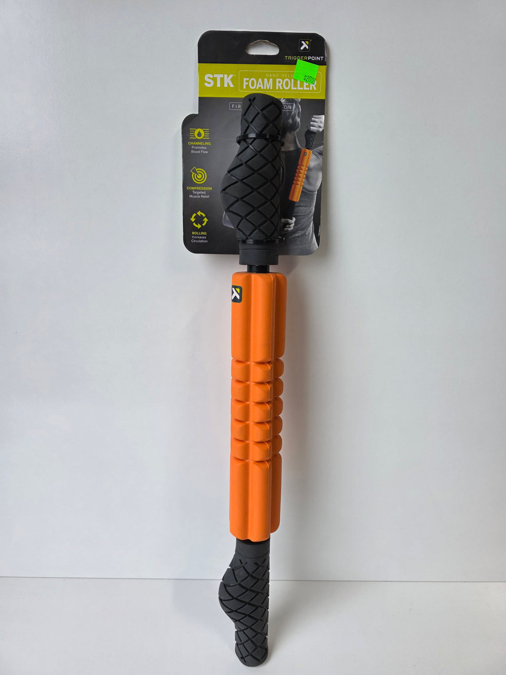 TriggerPoint STK Handheld Foam Roller Orange Massage Stick for Muscle Recovery