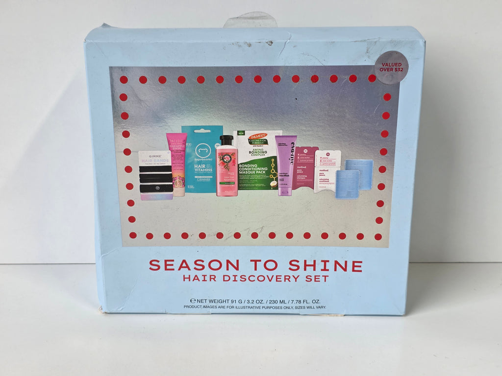 Season To Shine Hair Discovery Gift Set With Shampoo Conditioner Masks Bands (78)