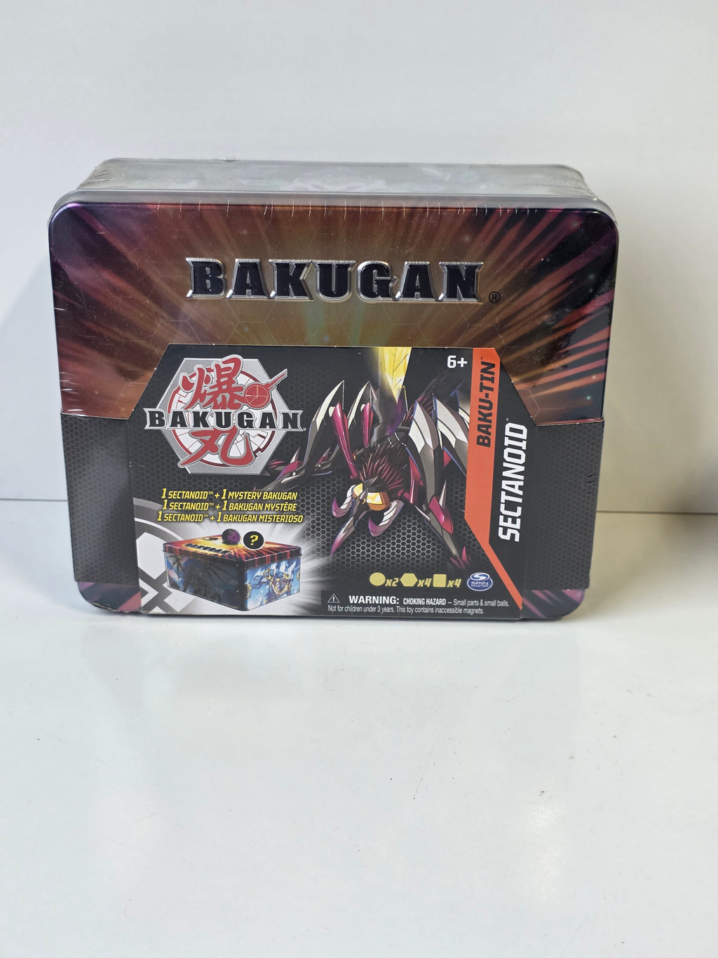 Bakugan Baku-Tin Sectanoid Mystery Bakugan Collectible Battle Toy Set