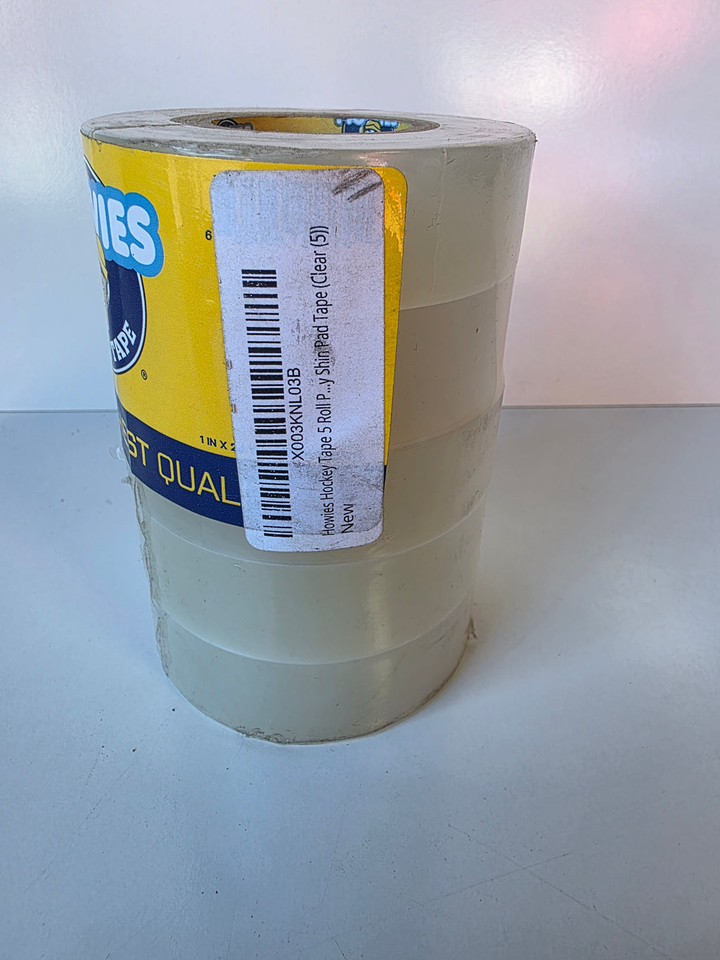 Howies Hockey Tape Clear Shin Pad Tape 5 Roll Pack Durable Sports Equipment