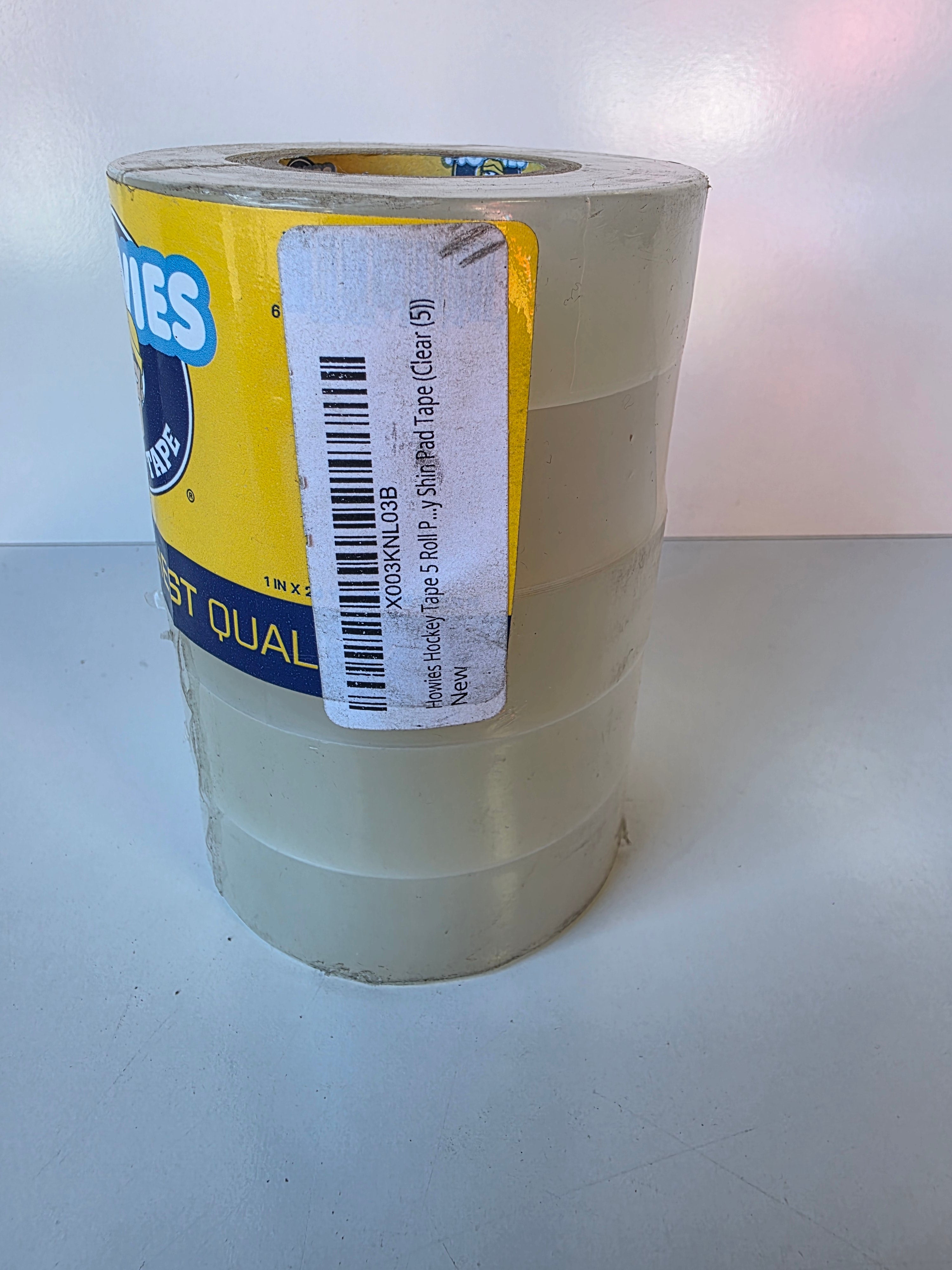 Howies Hockey Tape Clear Shin Pad Tape 5 Roll Pack Durable Sports Equipment