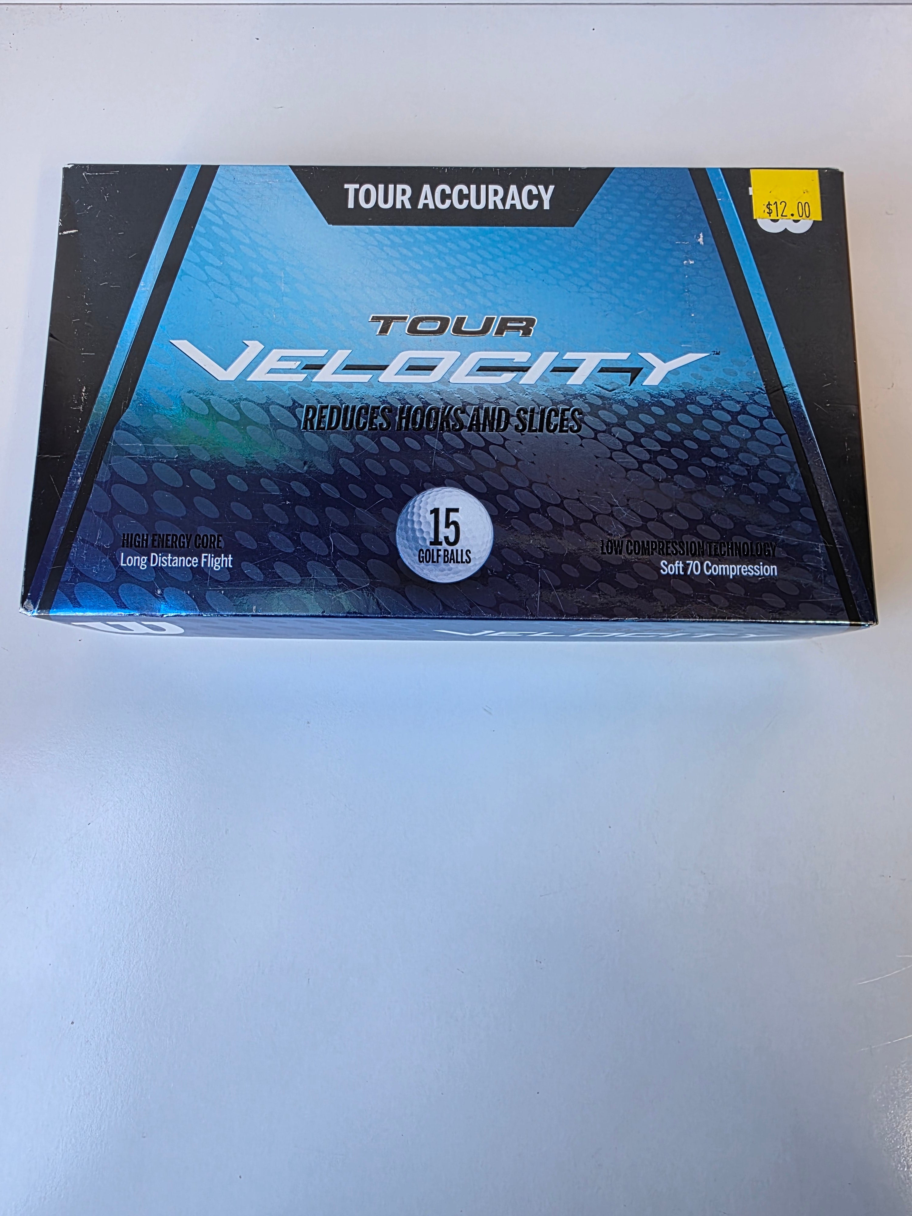 Tour Velocity Golf Balls 15 Pack Low Compression Long Distance Tour Accuracy