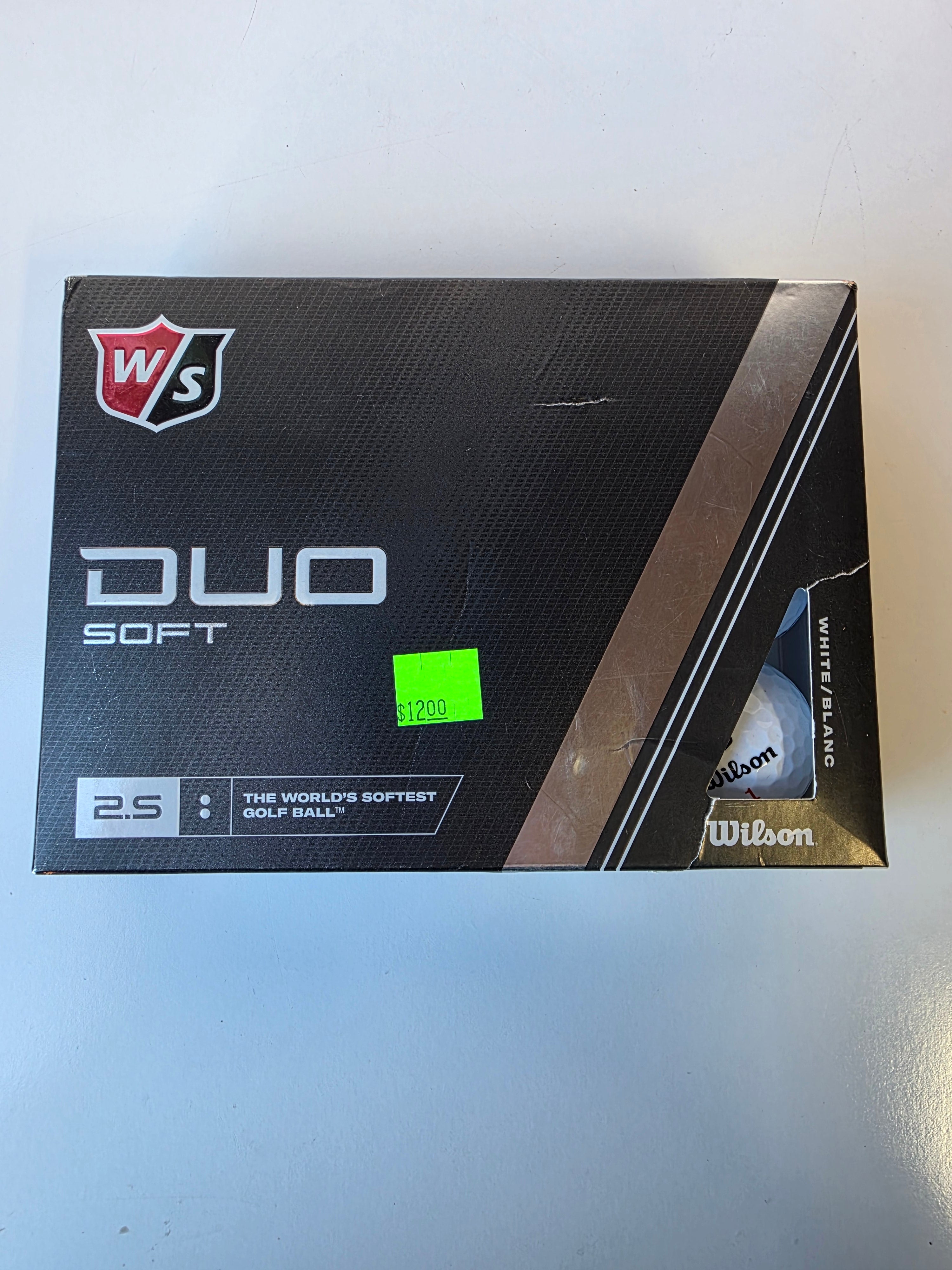 Wilson Duo Soft Golf Balls 12 Pack Long Distance Low Compression White Finish