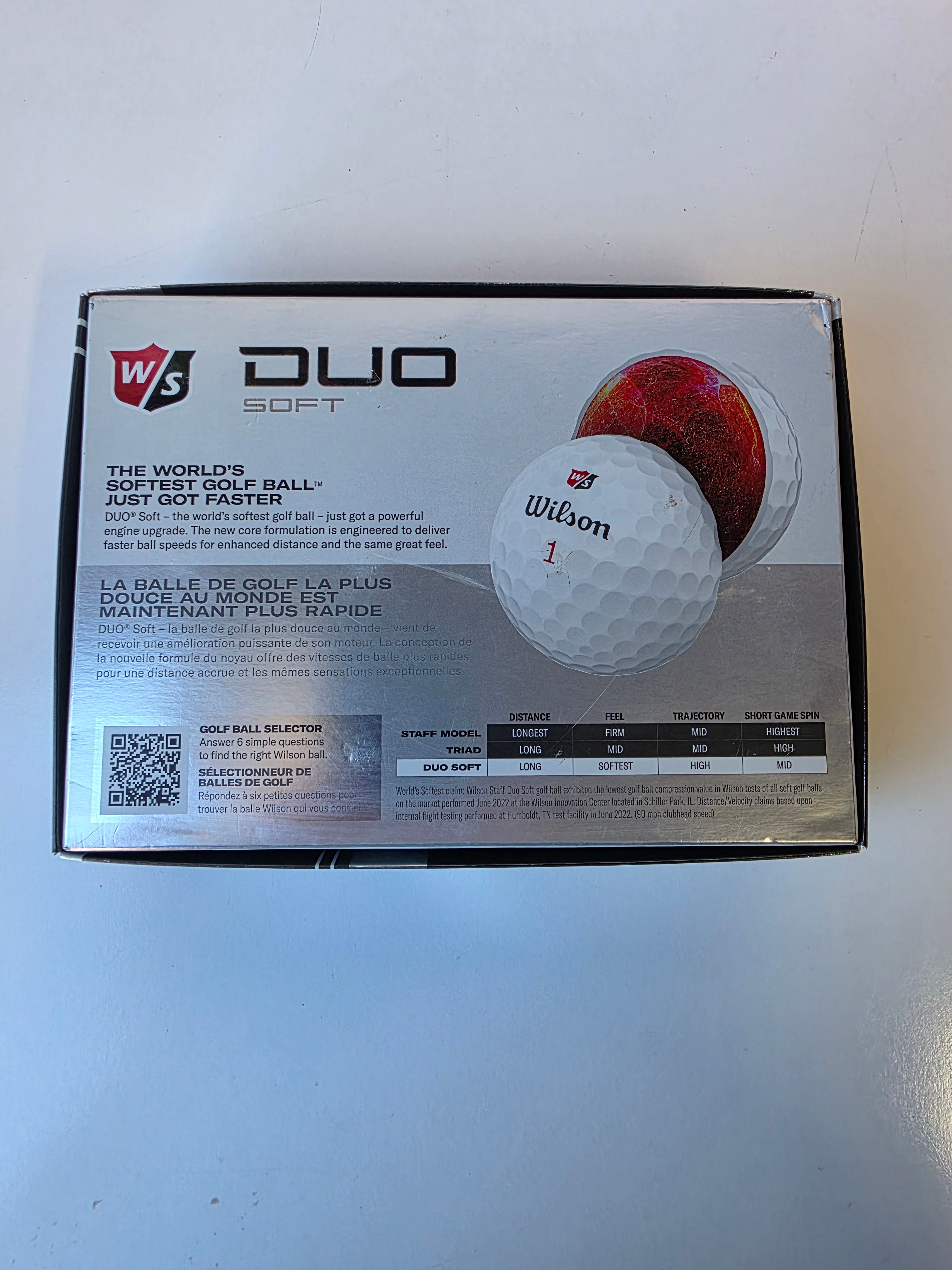 Wilson Duo Soft Golf Balls 12 Pack Long Distance Low Compression White Finish