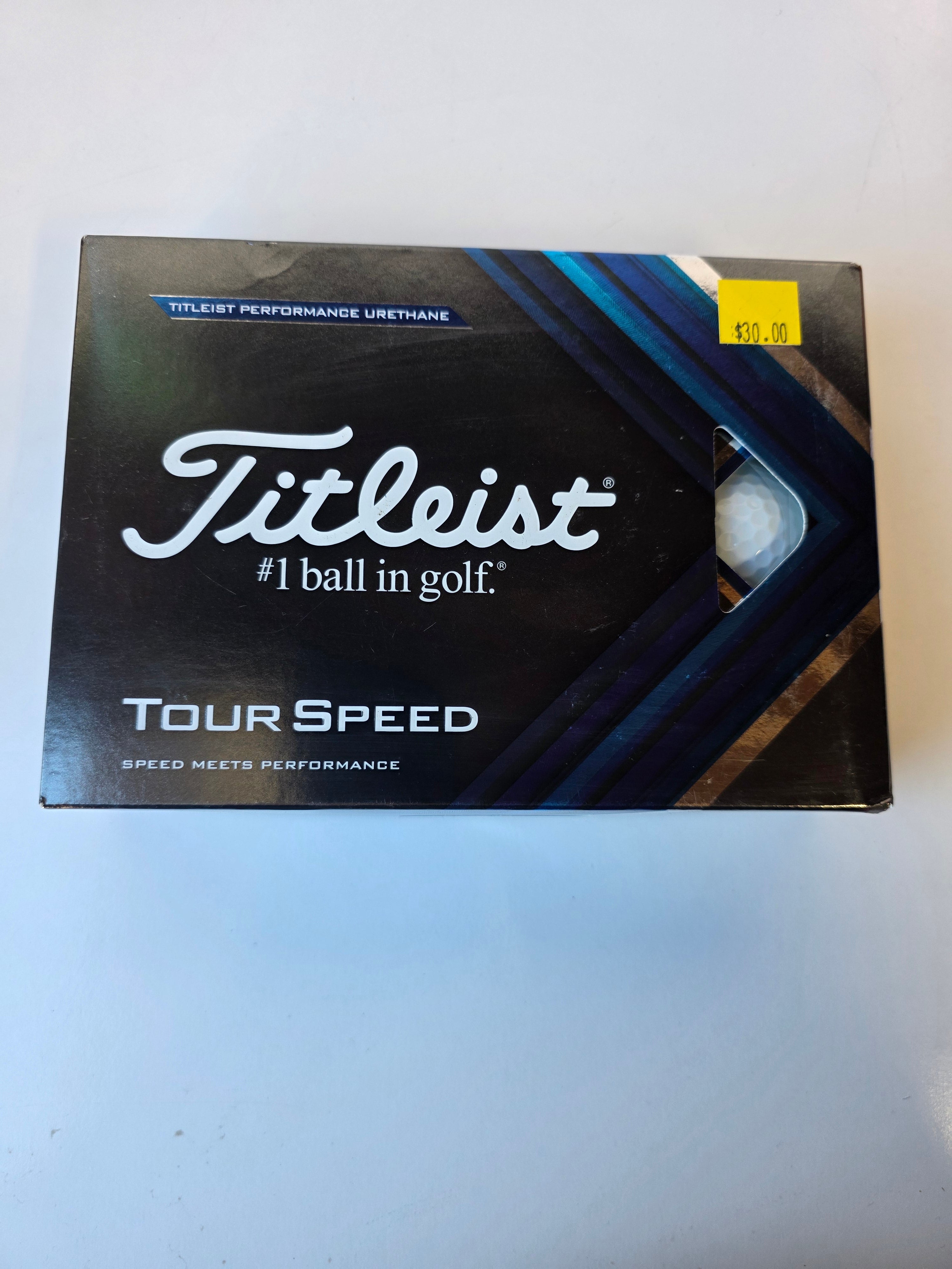Titleist Tour Speed Golf Balls 12 Pack Urethane Cover Distance Control Performance