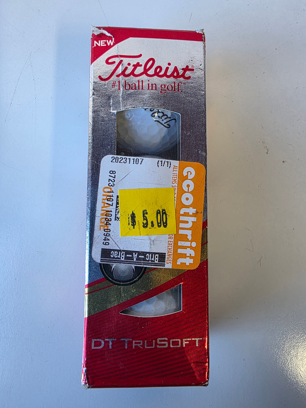 Titleist DT TruSoft Golf Balls 3 Pack Soft Feel Distance Control – Made in USA