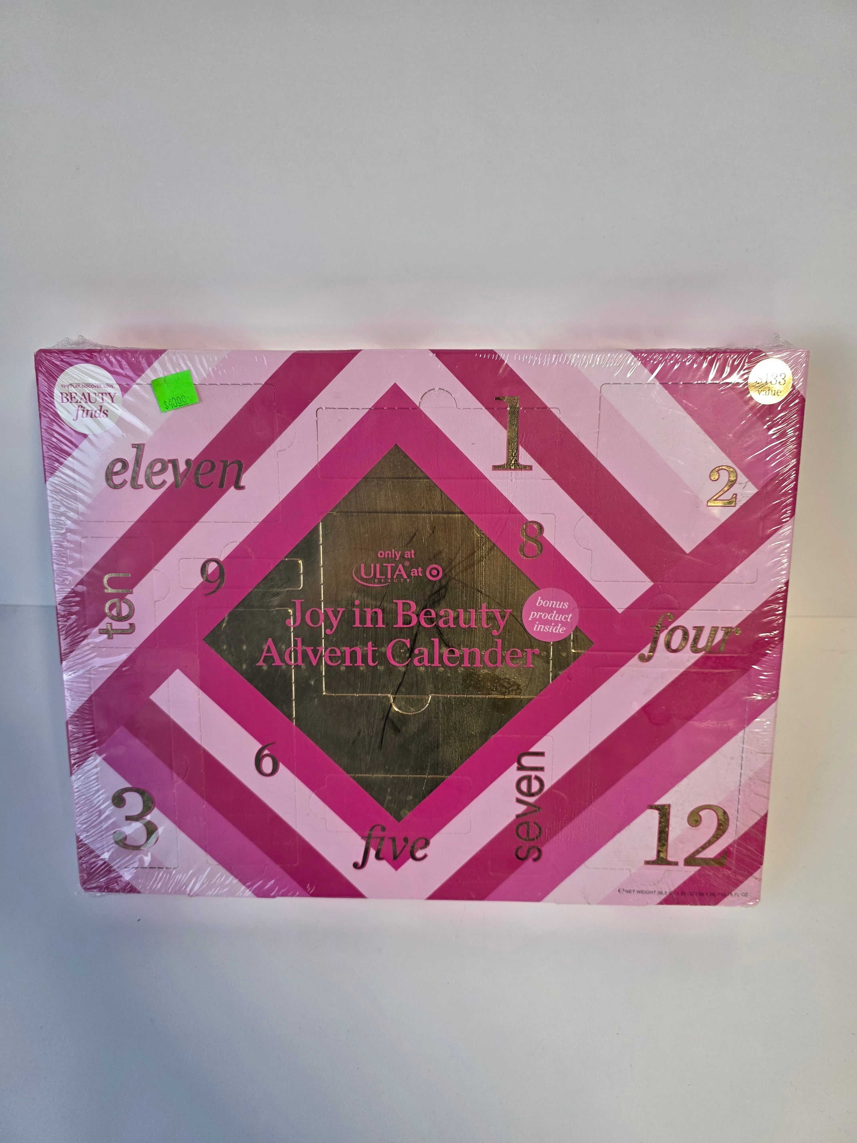 Ulta Beauty Joy in Beauty 12 Day Advent Calendar Holiday Gift Set Sealed Box