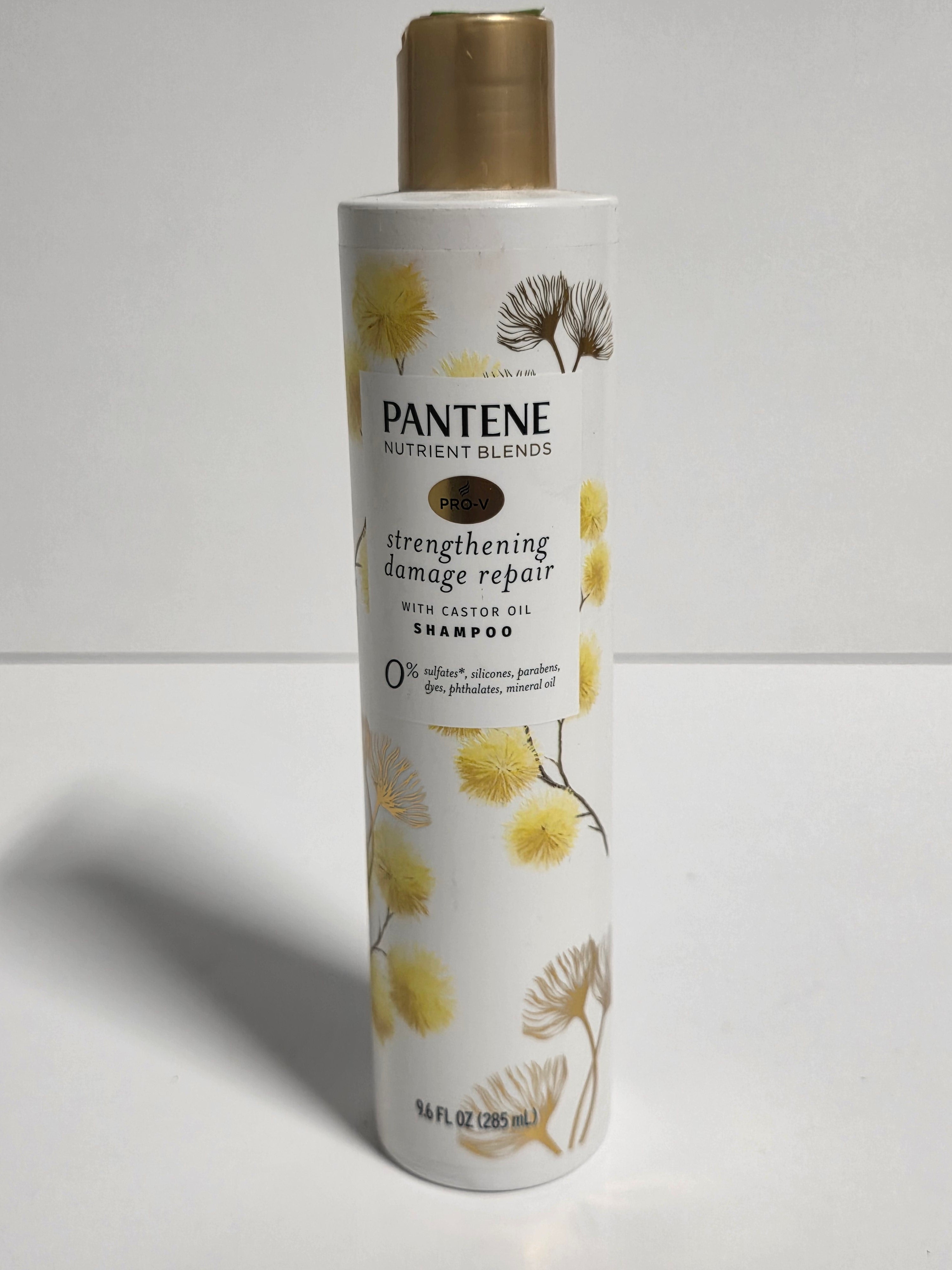 Pantene Pro-V Nutrient Blends Strengthening Damage Repair Shampoo with Castor Oil 9.6oz