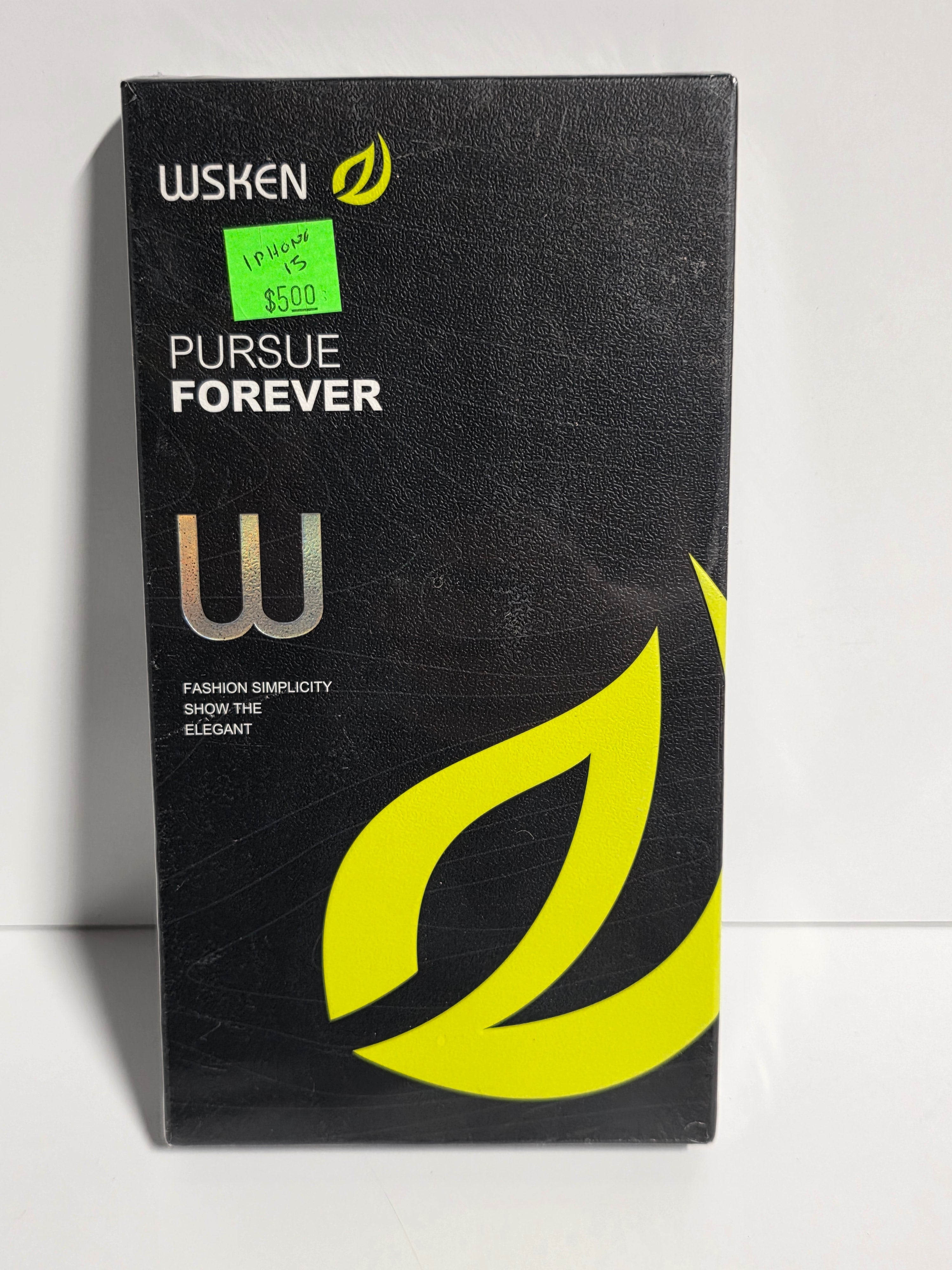 WSKEN iPhone 15 Privacy Screen Protector 2 Pack Anti Spy and Anti Blue Light Glass