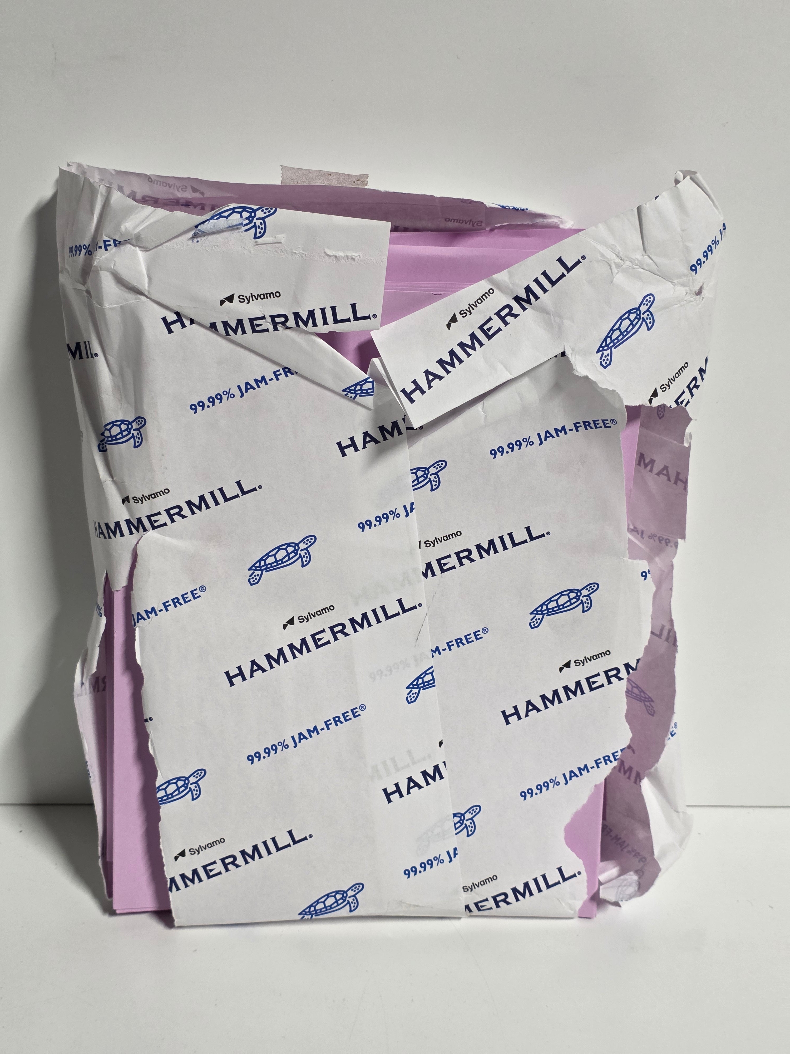 Hammermill 8.5 x 11 Inch Pink Copy Paper Partial Ream 99.99% Jam-Free Multipurpose Printer Paper