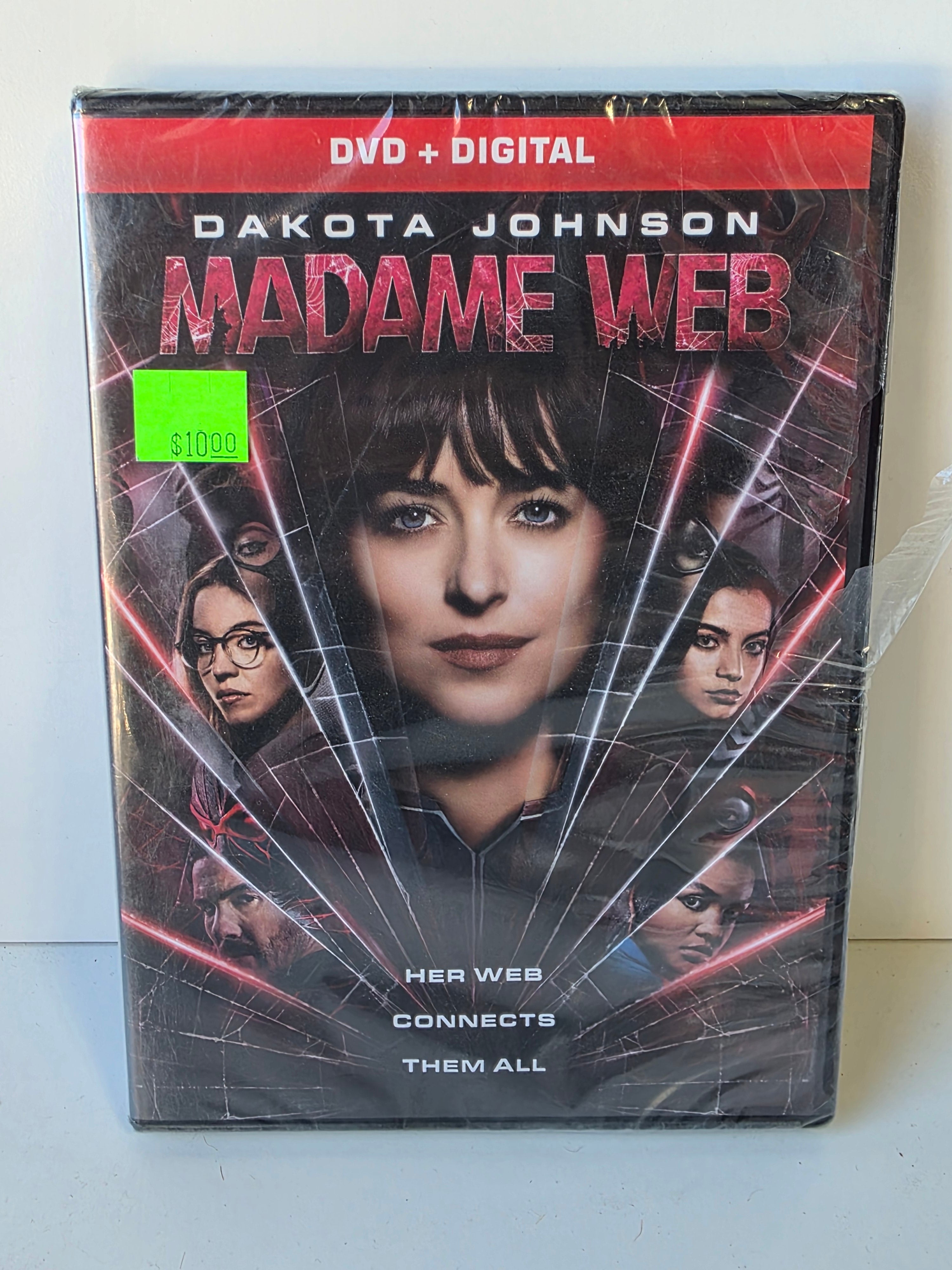 Madame Web DVD Plus Digital Code Marvel Superhero Action Movie Collectible Edition