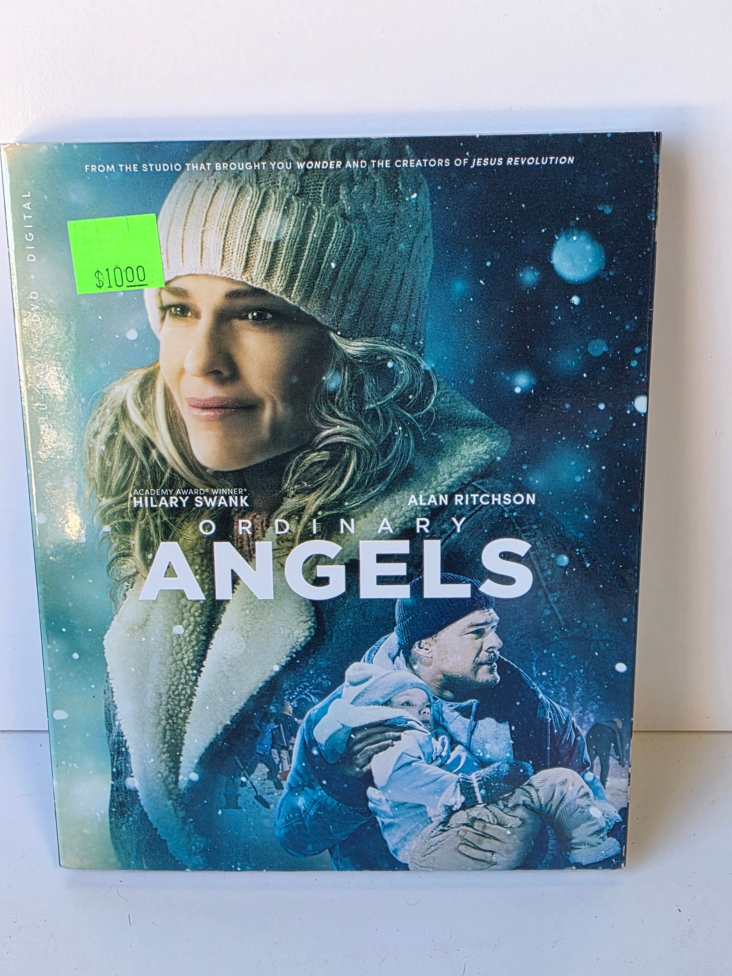 Ordinary Angels DVD Plus Digital Code Drama Film Starring Hilary Swank Collectible Edition