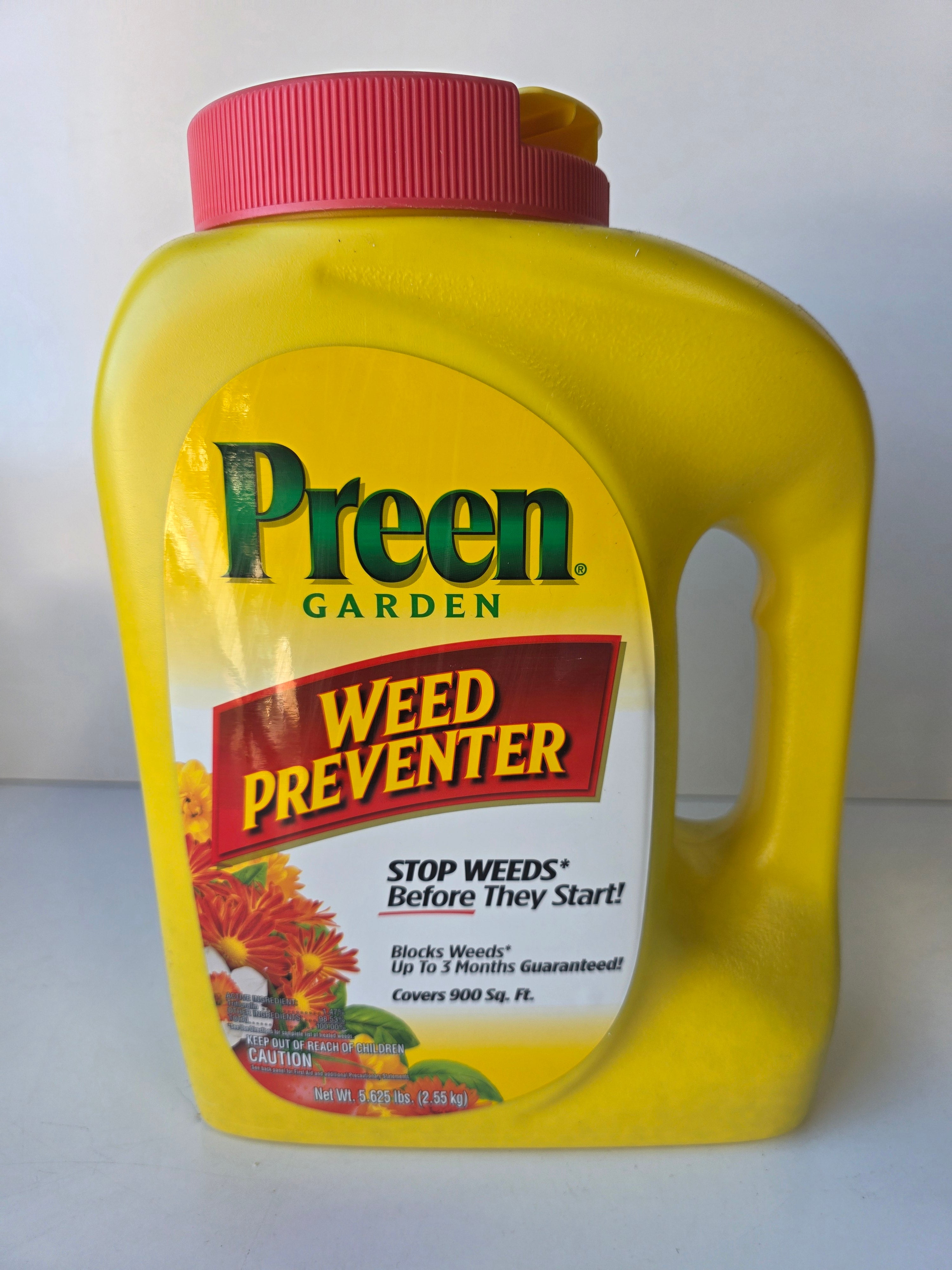Preen Garden Weed Preventer 5.625 lb Bottle Outdoor Landscaping Weed Control