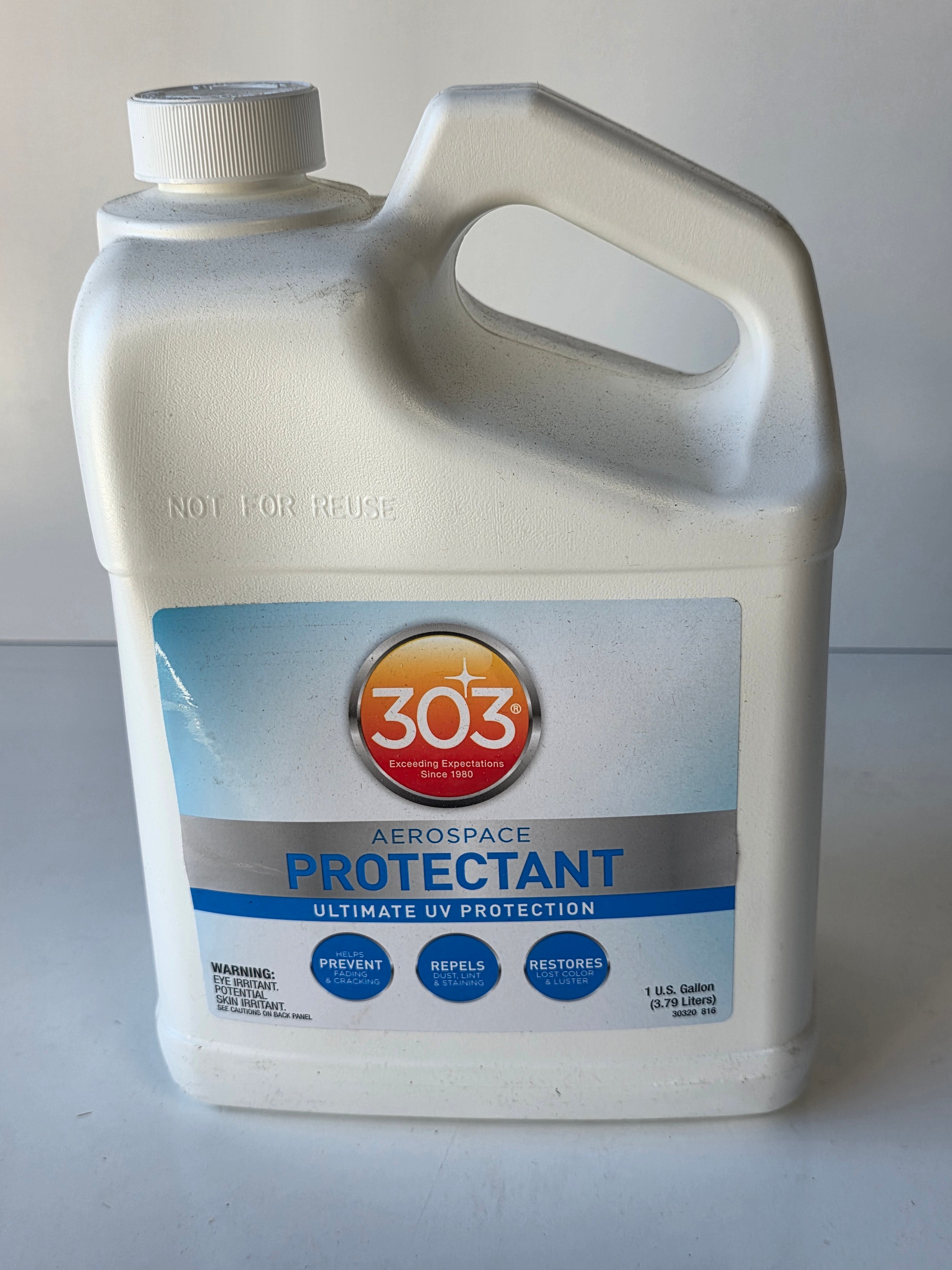 303 Aerospace Protectant 1-Gallon – Ultimate UV Protection for Vinyl, Rubber, Plastic, and Leather