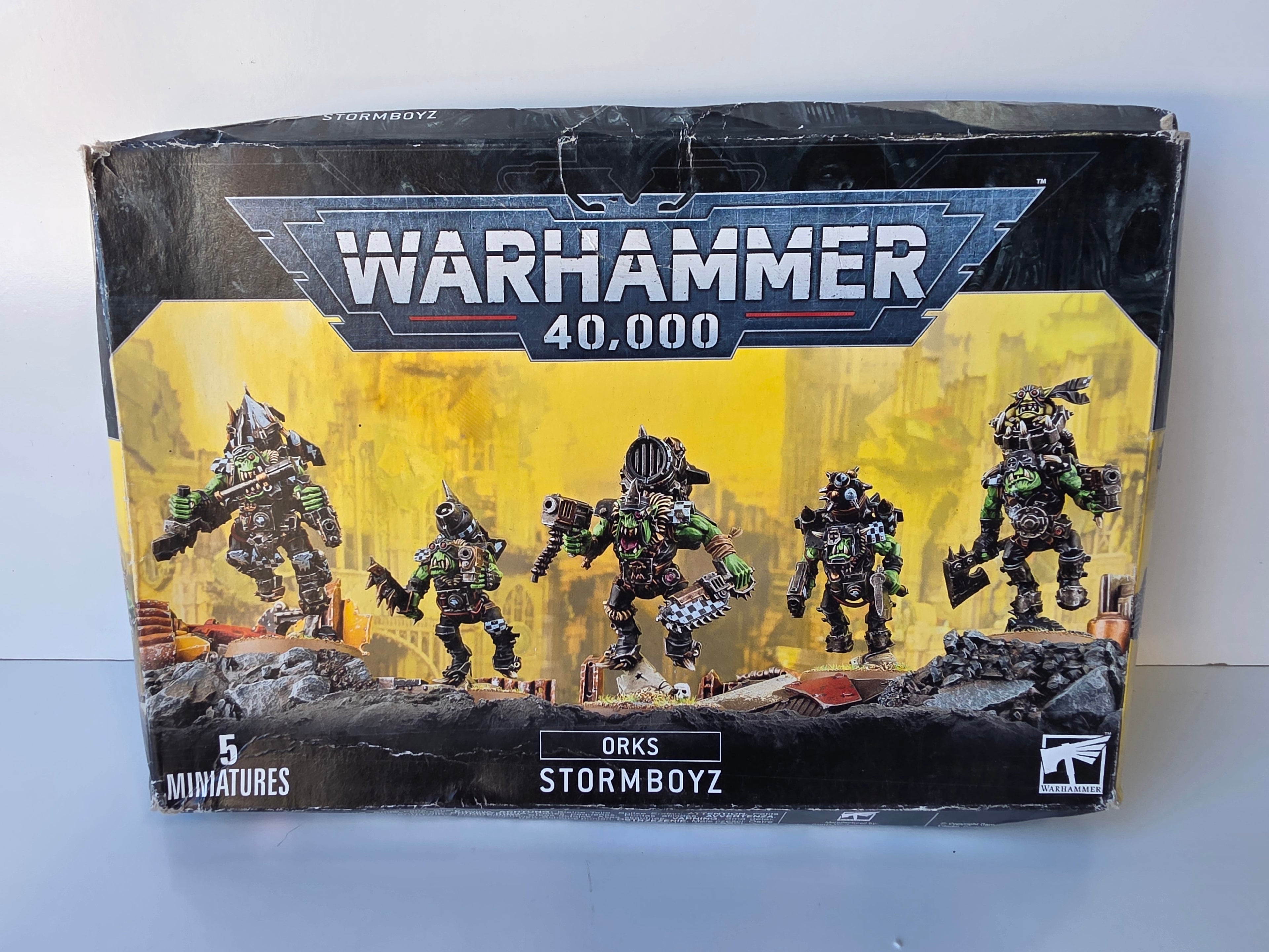 Warhammer 40000 Orks Stormboyz Miniatures Box Set Collectible Tabletop Figures