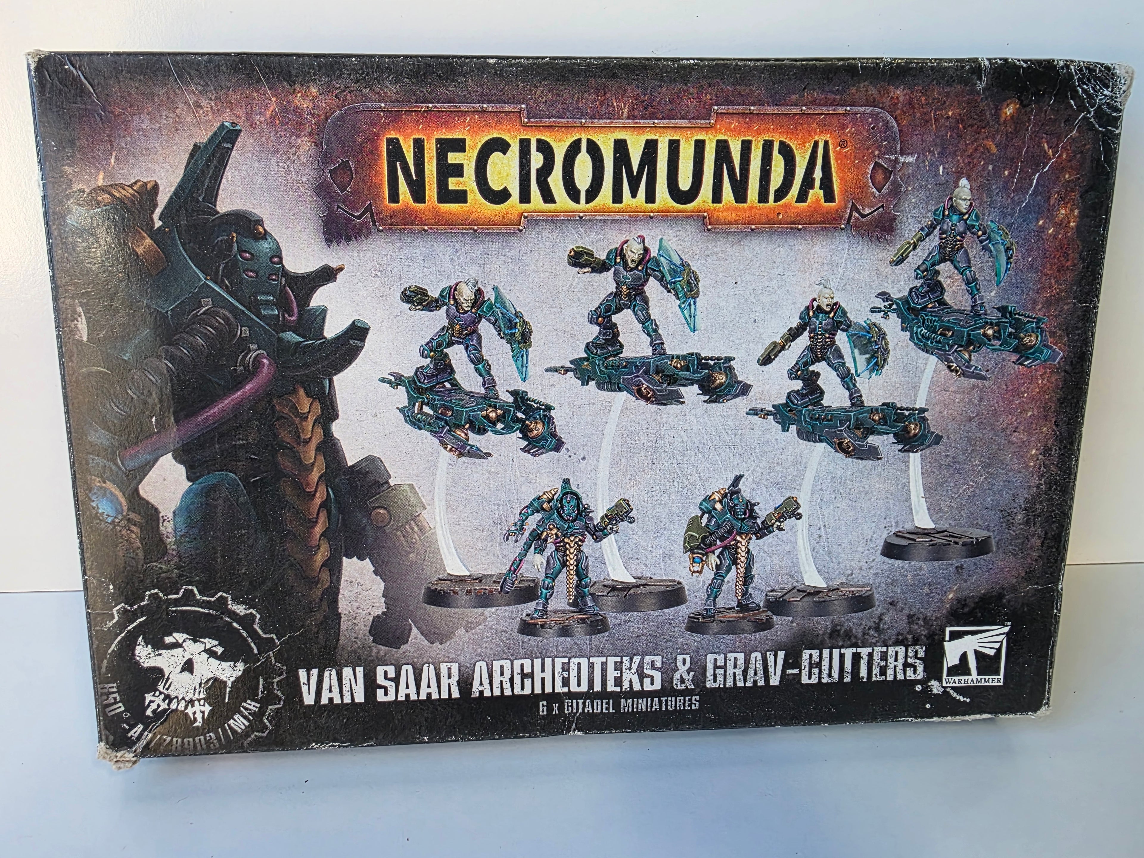 Necromunda – Van Saar Archeoteks & Grav-Cutters (6 Citadel Miniatures)