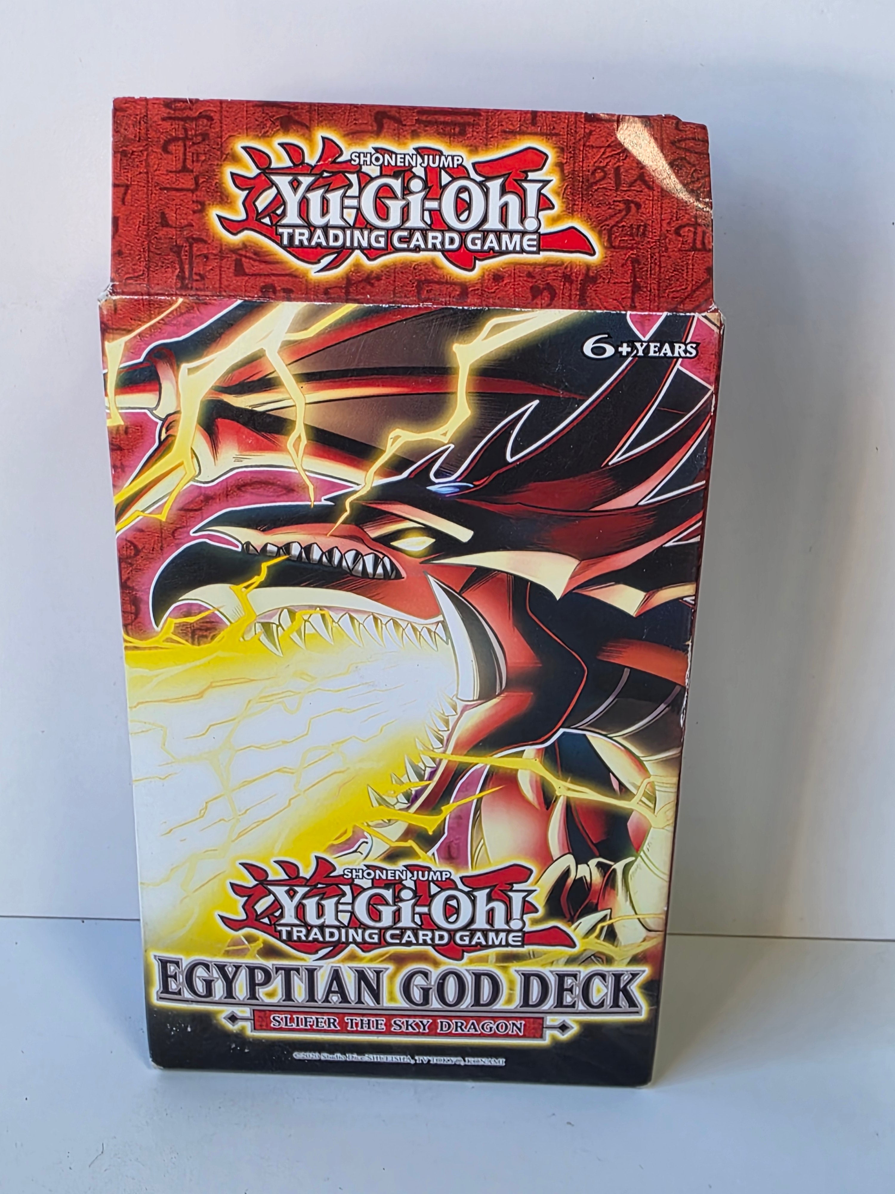 Yu-Gi-Oh! Egyptian God Deck – Slifer the Sky Dragon (Opened Box)