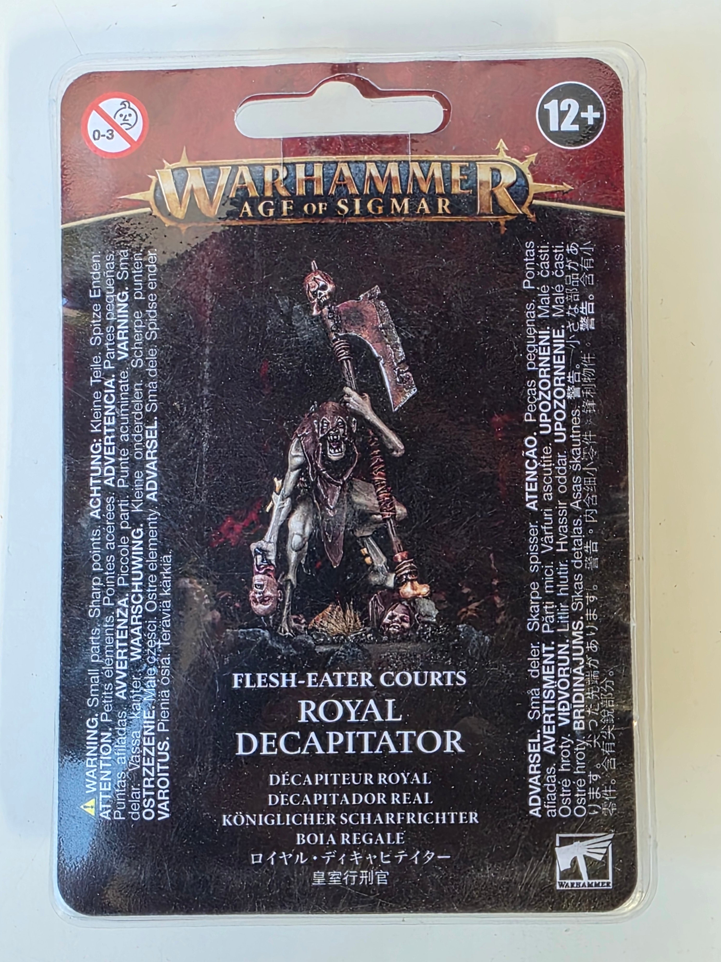 Warhammer Age of Sigmar: Flesh-Eater Courts – Royal Decapitator (1 Citadel Miniature, New in Blister)