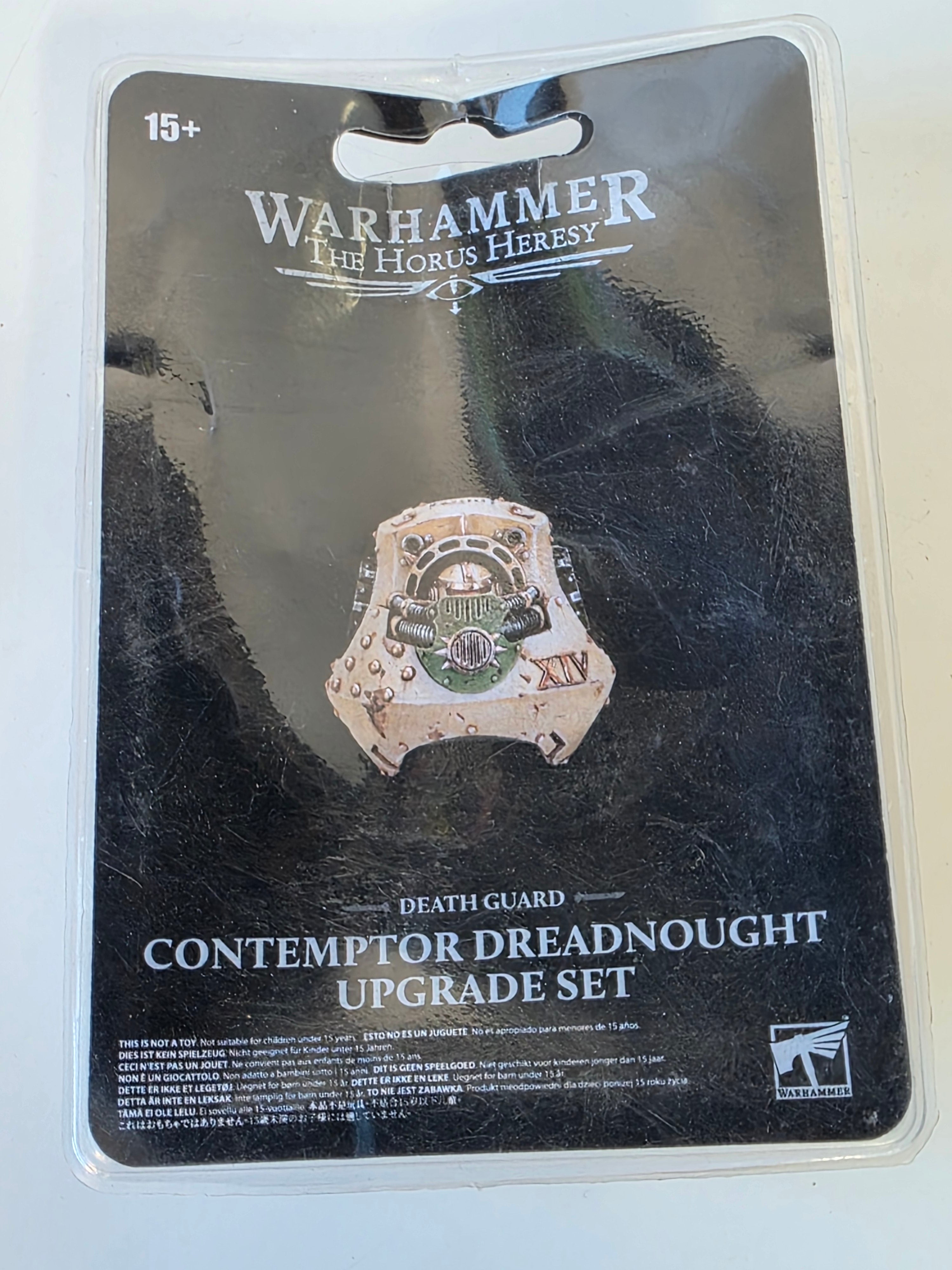 Warhammer: The Horus Heresy – Death Guard Contemptor Dreadnought Upgrade Set (Resin, New in Blister)