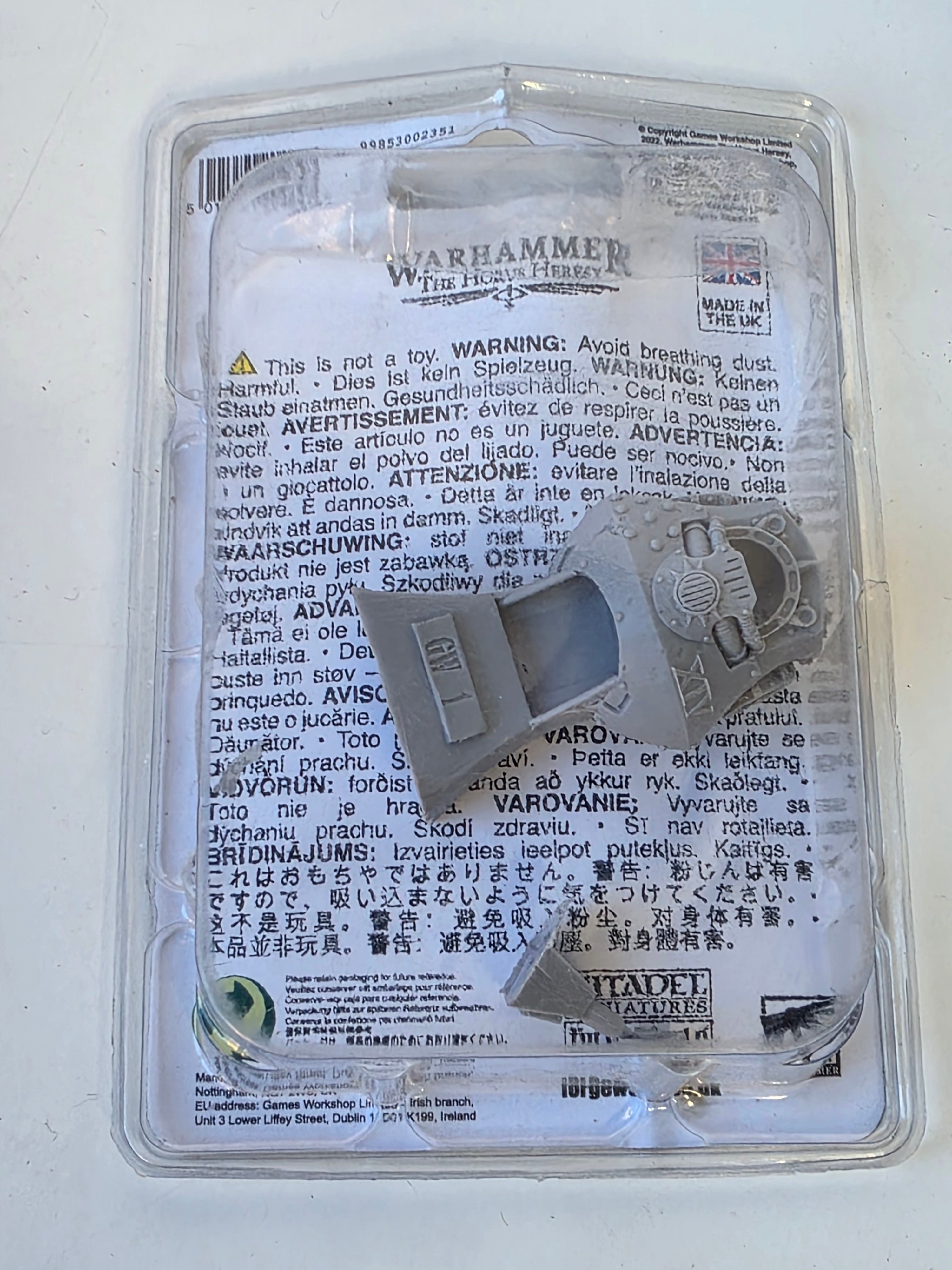 Warhammer: The Horus Heresy – Death Guard Contemptor Dreadnought Upgrade Set (Resin, New in Blister)