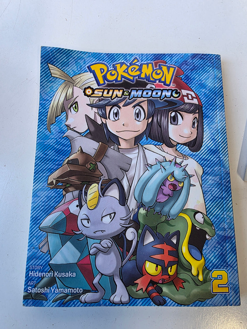 Pokémon Sun And Moon Manga Lot Volumes 1 2 5 8 9 English Graphic Novel Collection