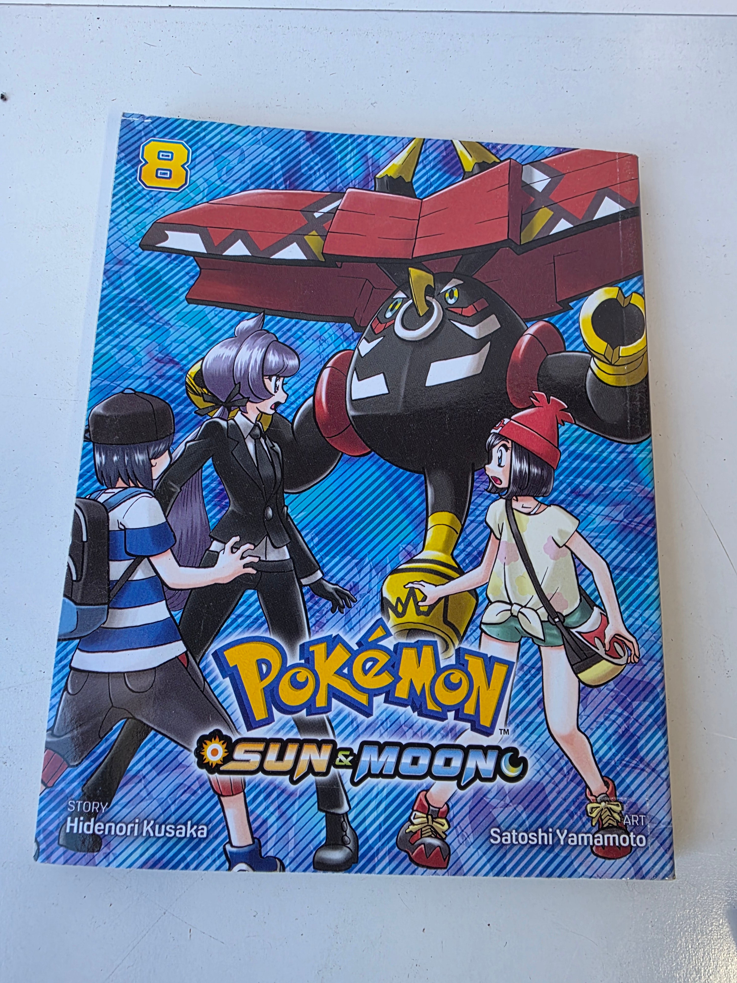 Pokémon Sun And Moon Manga Lot Volumes 1 2 5 8 9 English Graphic Novel Collection