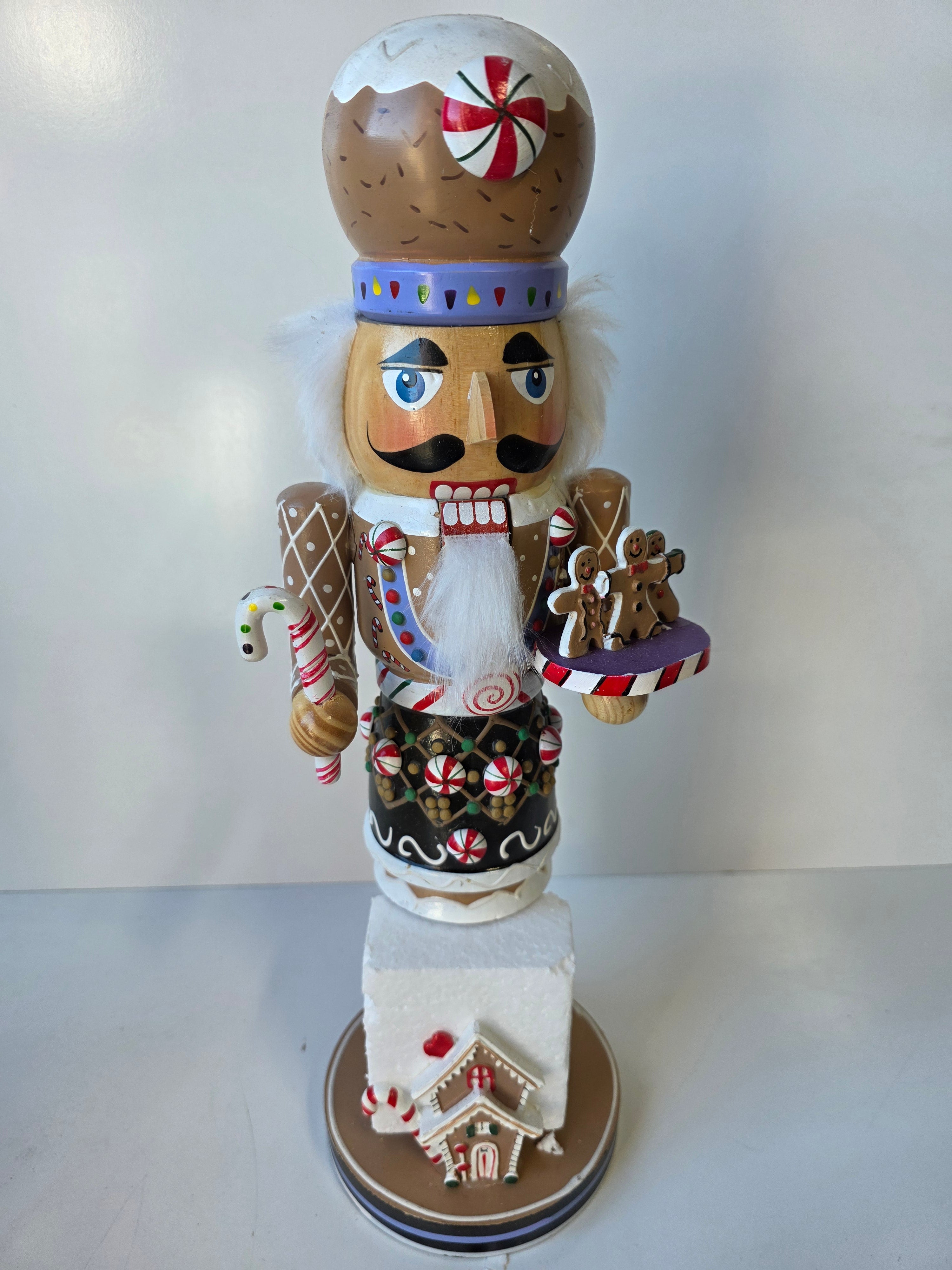 Kurt Adler 16-Inch Wooden Gingerbread Nutcracker