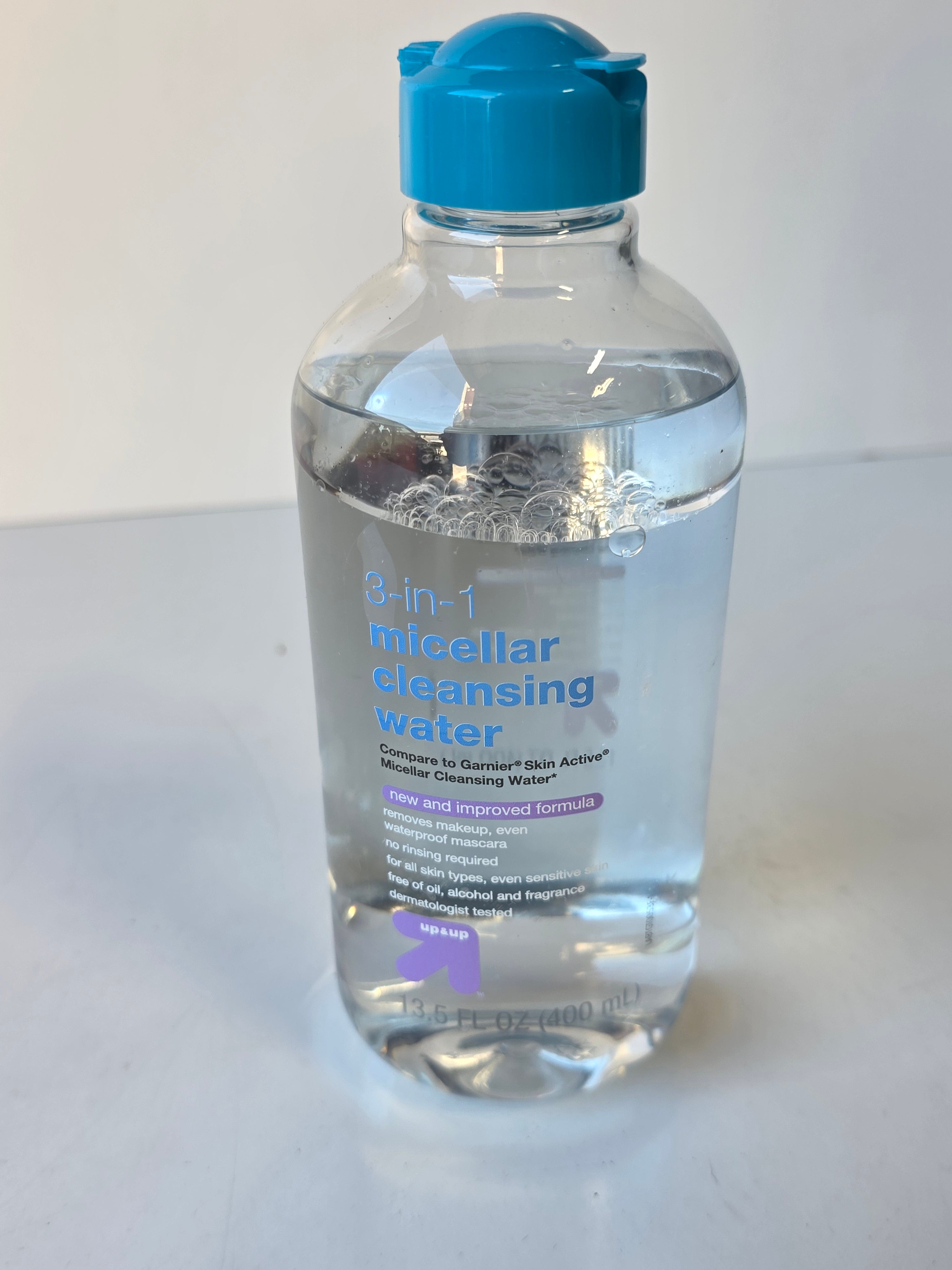 Up And Up 3 In 1 Micellar Cleansing Water 13.5 Ounce Makeup Remover For All Skin Types