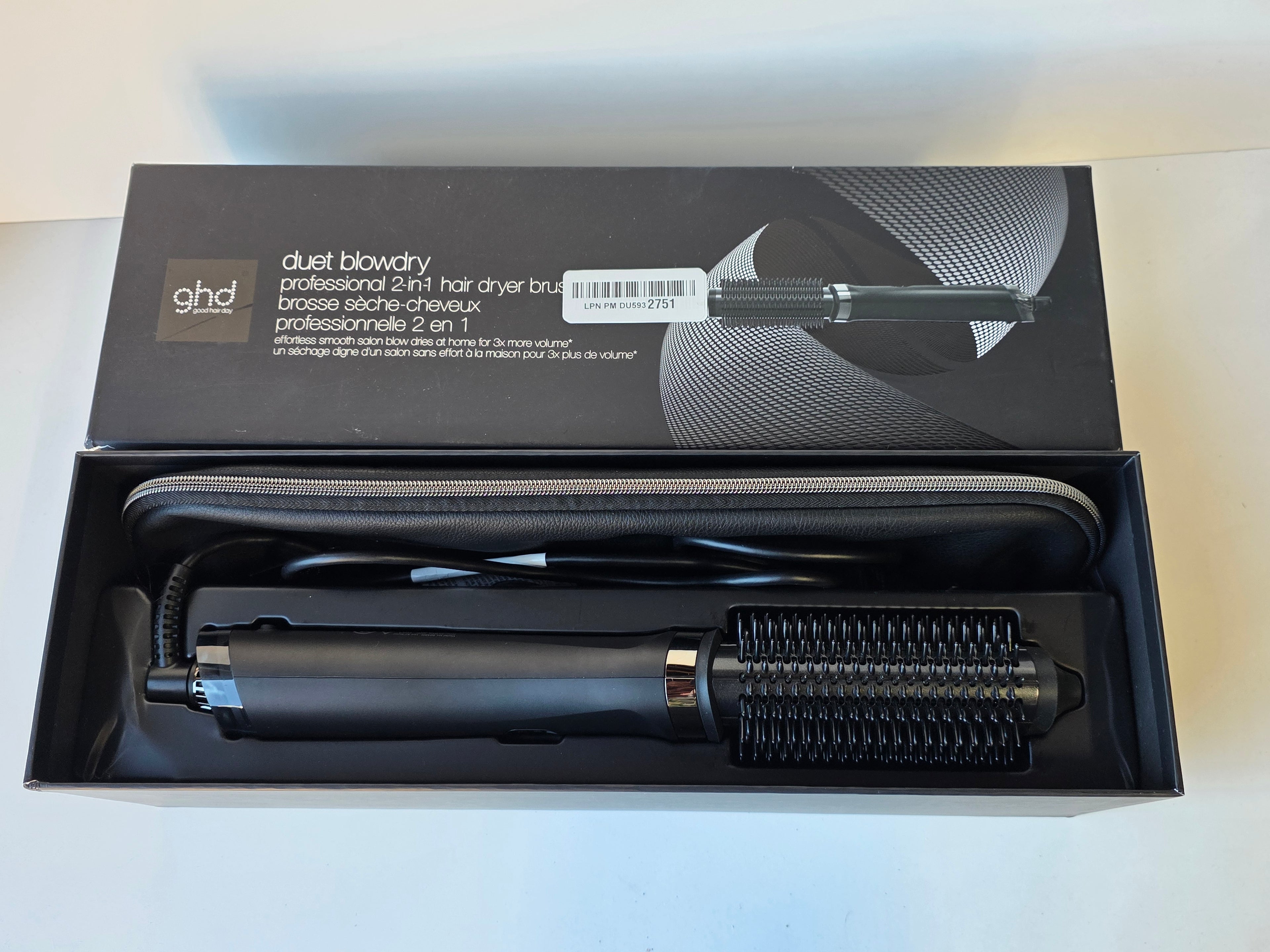 GHD Duet Blowdry Professional 2 In 1 Hair Dryer Brush Salon Styling Volume Tool