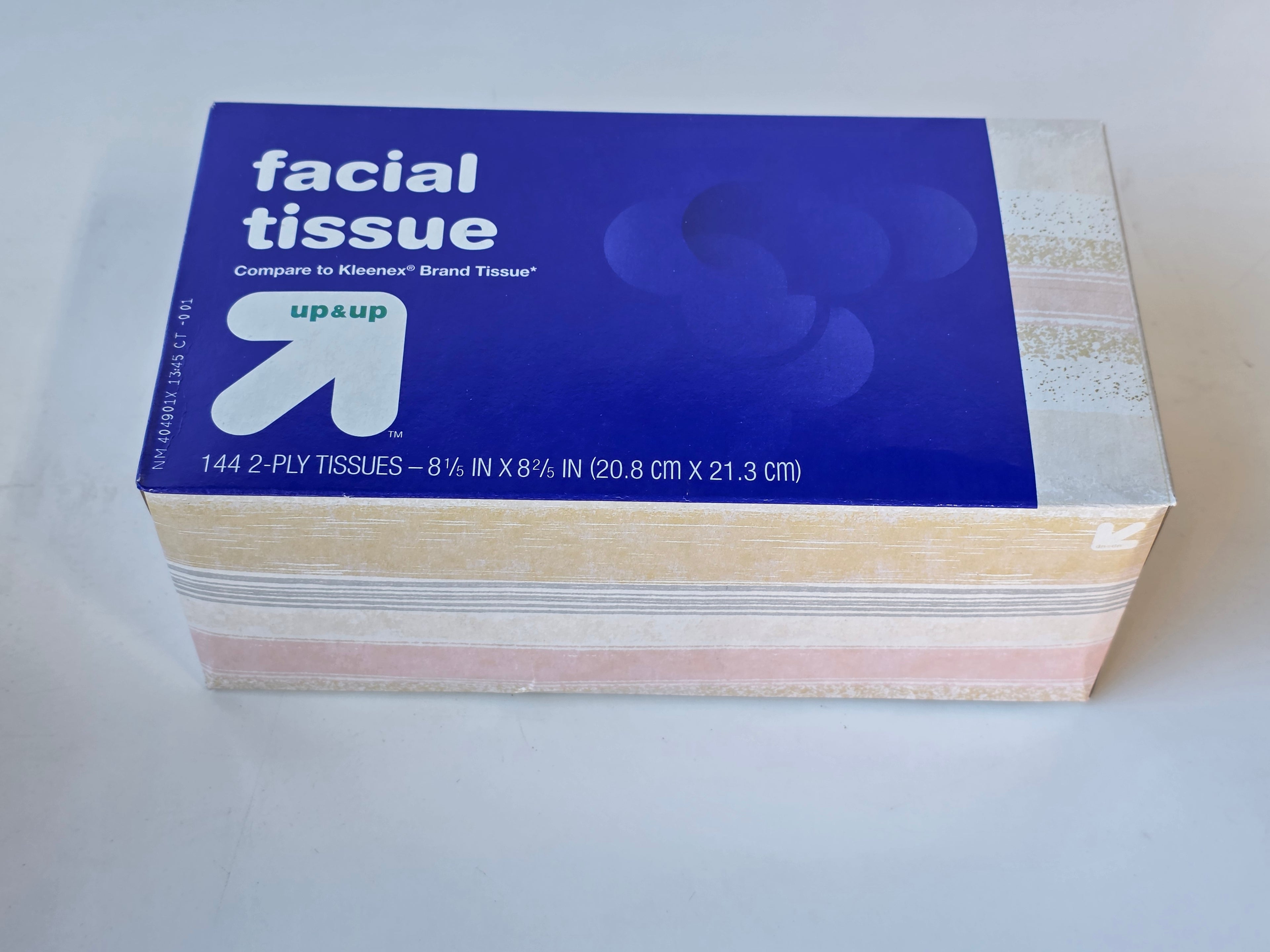 Up & Up Facial Tissue Box 144 Count 2-Ply Soft Paper Tissues Compare to Kleenex