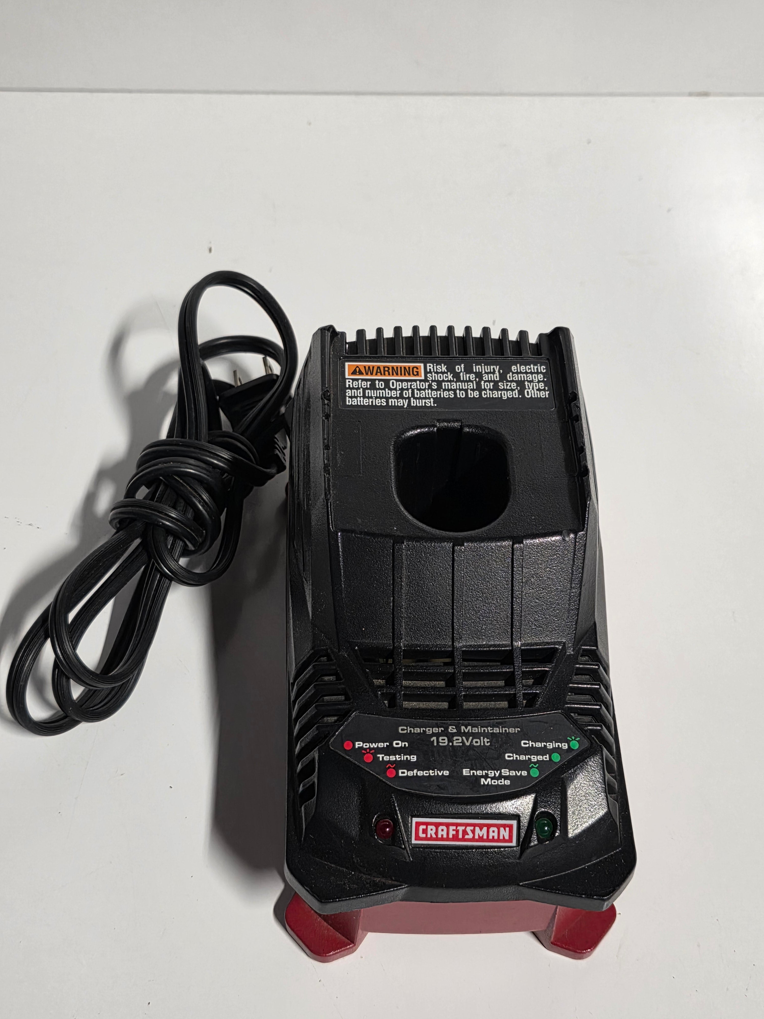 Craftsman C3 19.2V Lithium Ion Battery Charger and Maintainer Model 1425301 Power Base