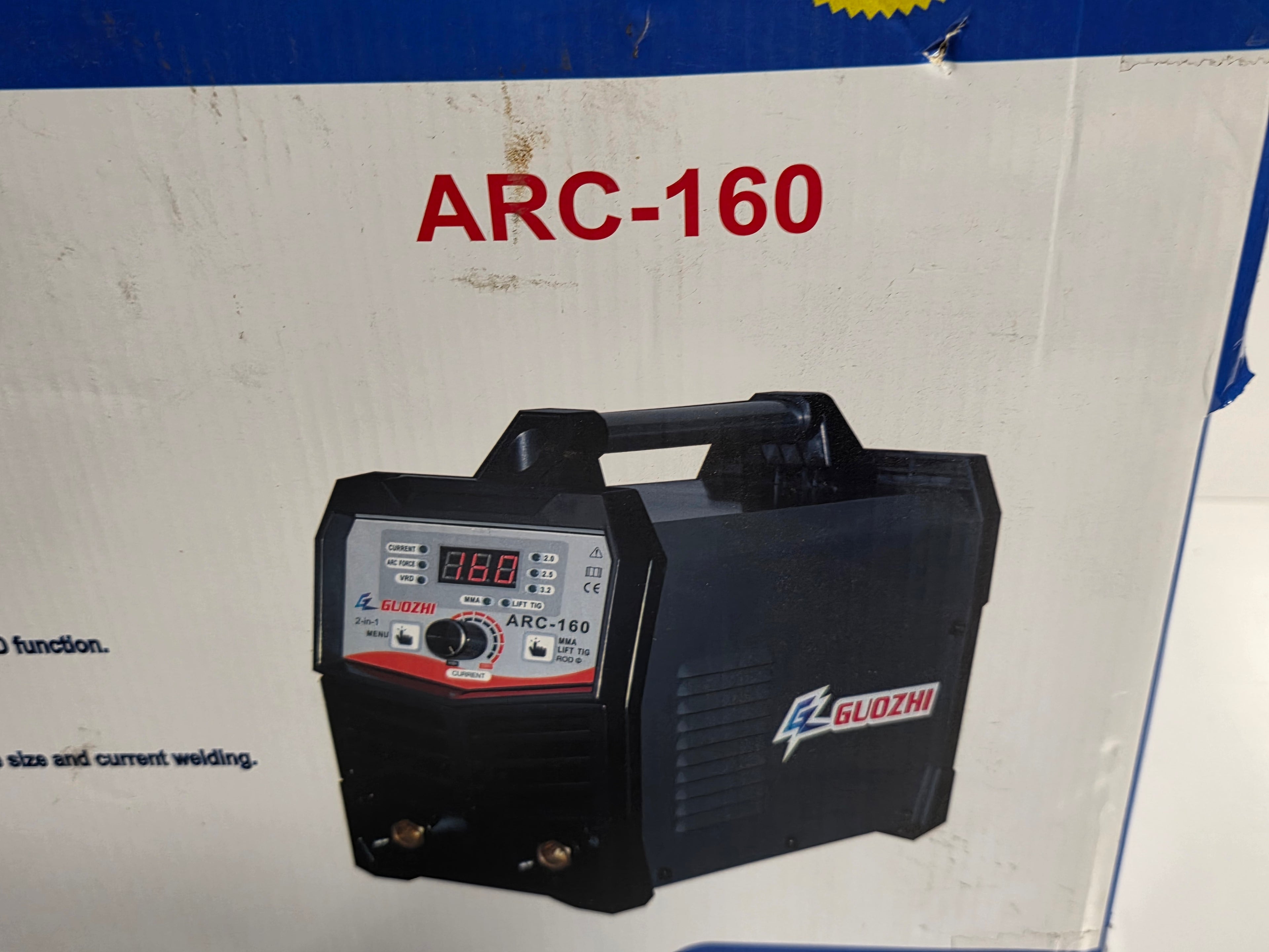 Guozhi ARC-160 Digital Inverter Stick Welder Dual Voltage 115V 230V Welding Machine